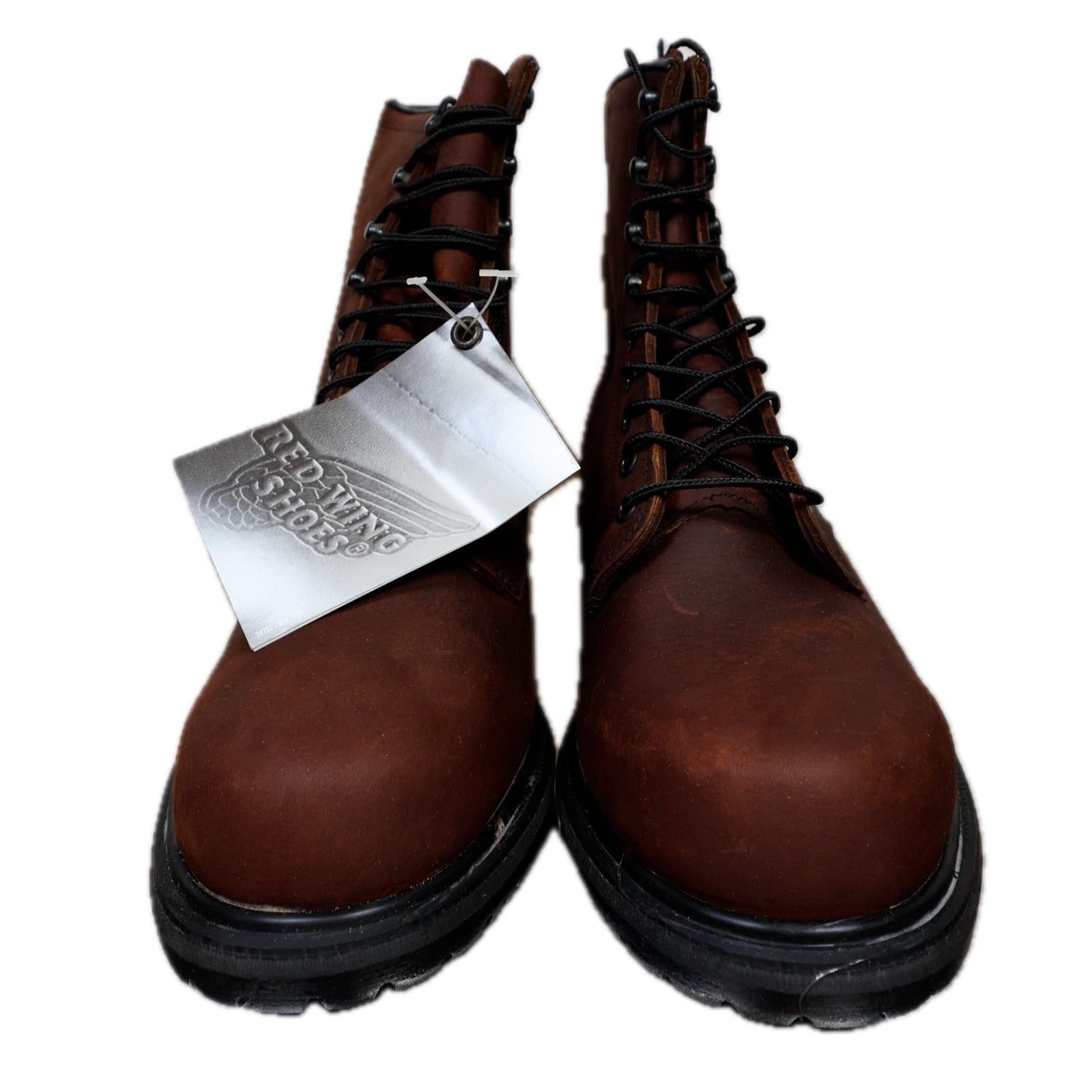 Red Wing 1210 Work Boots Mens 11 E3 Brown Leather 8" SuperSole Insulated USA - Thumbnail 4