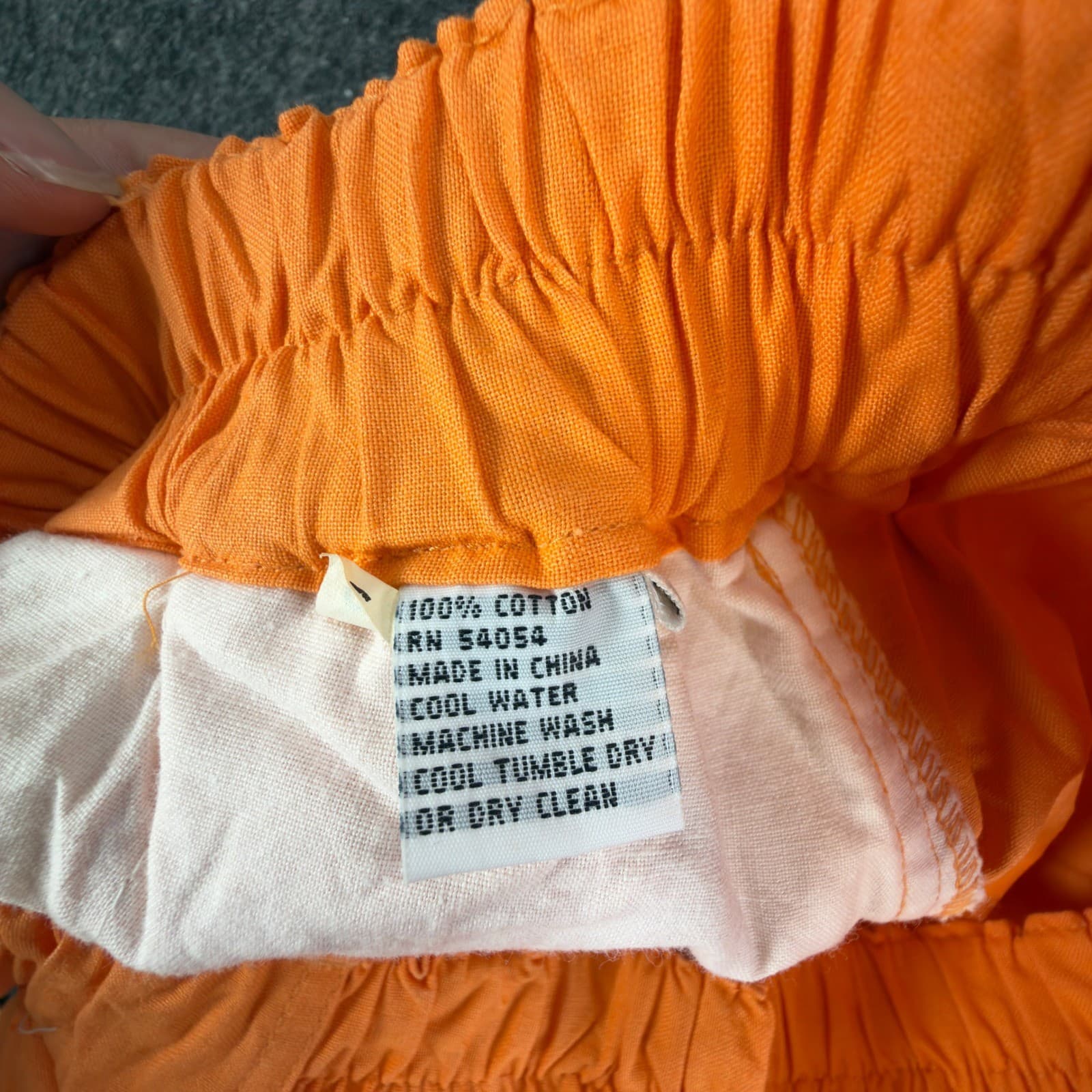 Bugle Boy Shorts Boys Size 9 Neon Orange 100% Cotton Vintage 90s NOS 80701D47 - Thumbnail 7