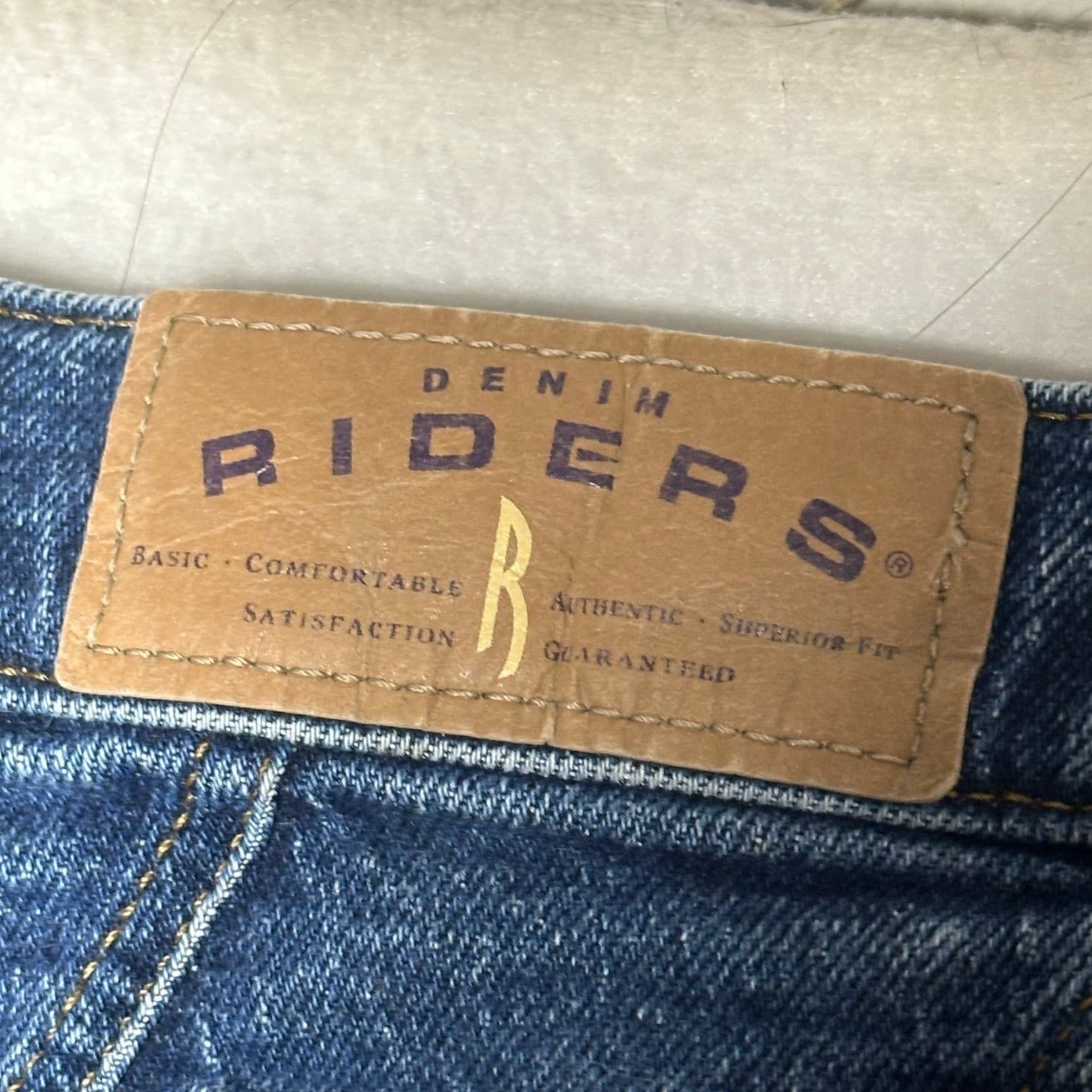 Riders by Lee Women's Mid Rise Straight Leg Jeans Medium Wash Size 16M - Thumbnail 6