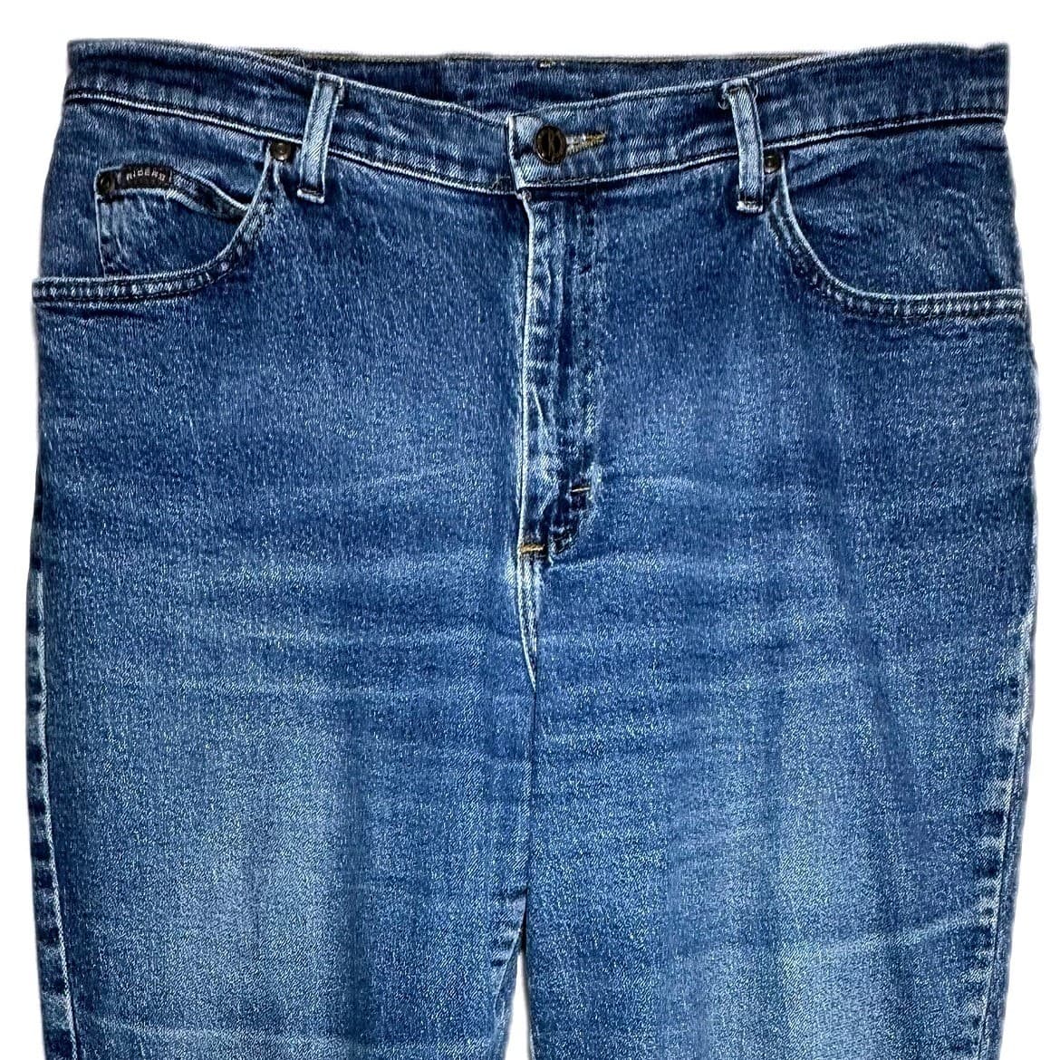 Riders by Lee Women's Mid Rise Straight Leg Jeans Medium Wash Size 16M - Thumbnail 3