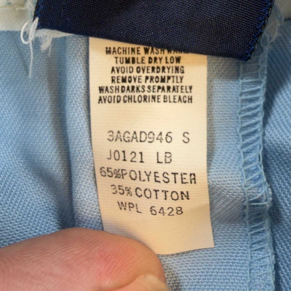 Maverick Shorts Juniors 9 Powder Blue Vintage Pleated Cuffed USA Deadstock NOS - Thumbnail 11