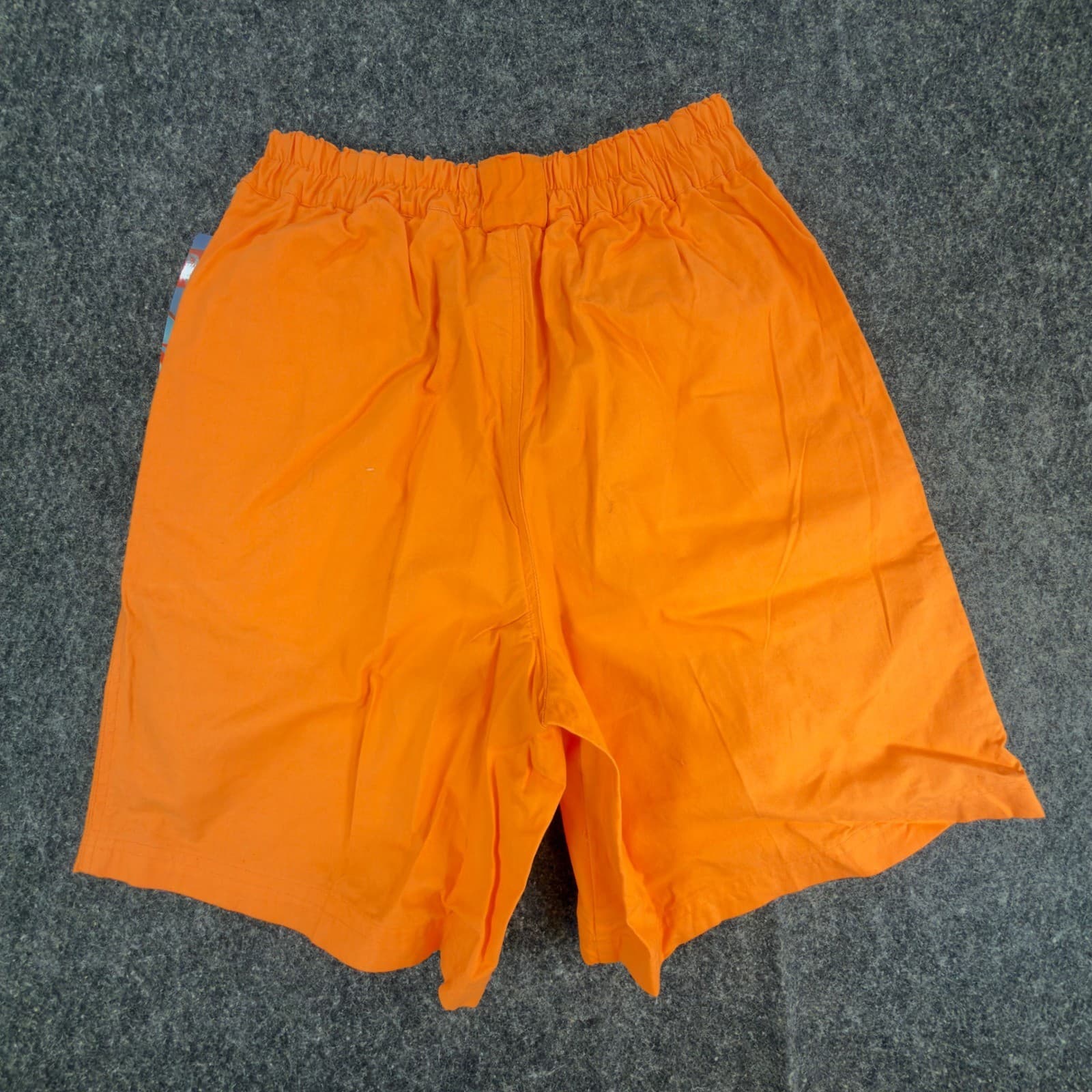 Bugle Boy Shorts Boys Size 9 Neon Orange 100% Cotton Vintage 90s NOS 80701D47 - Thumbnail 2