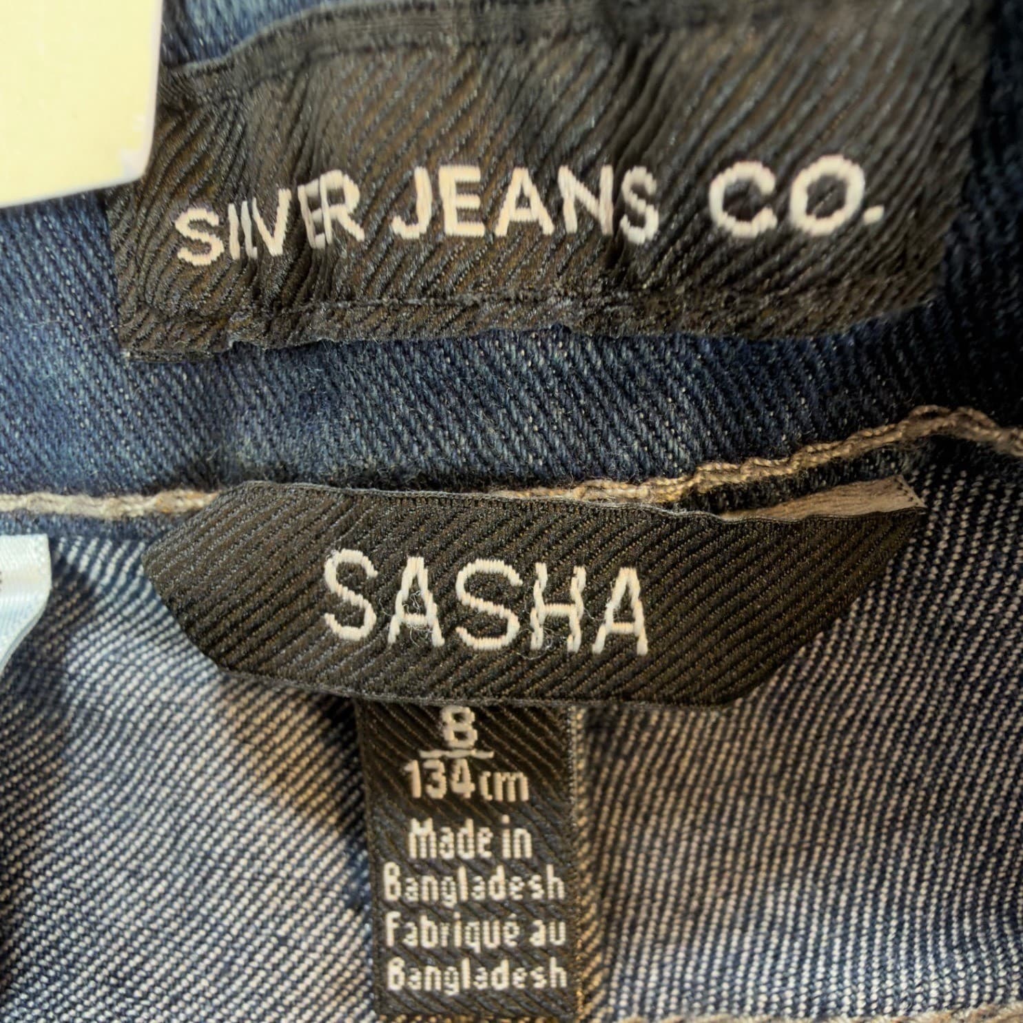 Silver Jeans Co Suki Skinny Jeans Girls 8 Dark Wash Blue Recycled Denim New - Thumbnail 10