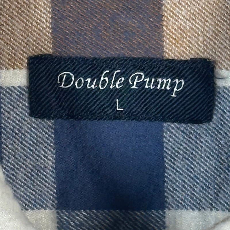 Double Pump Men's Large Long-Sleeve Button-Down Shirt | Classic Casual Staple - Thumbnail 3