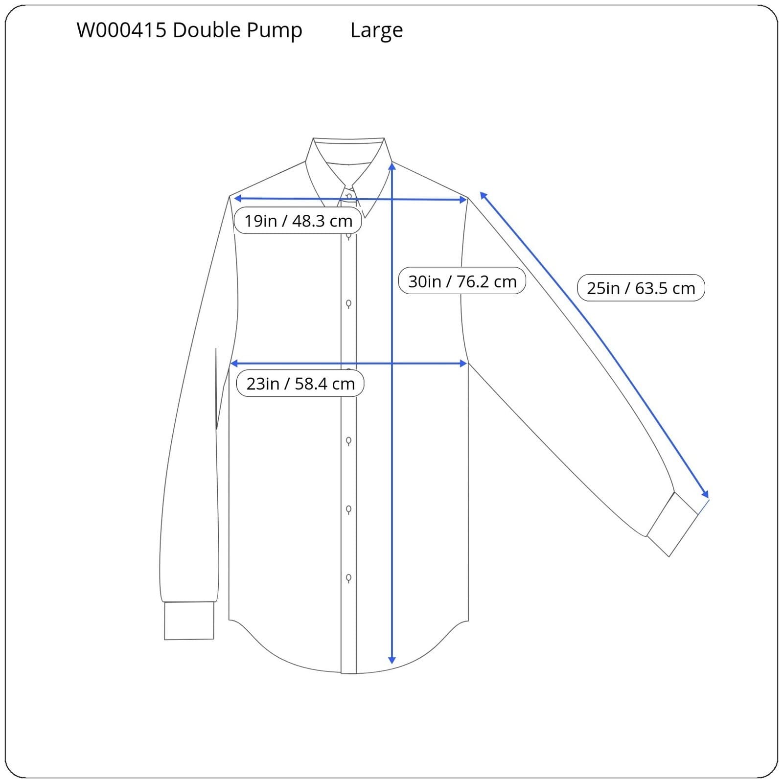 Double Pump Men's Large Long-Sleeve Button-Down Shirt | Classic Casual Staple - Thumbnail 4