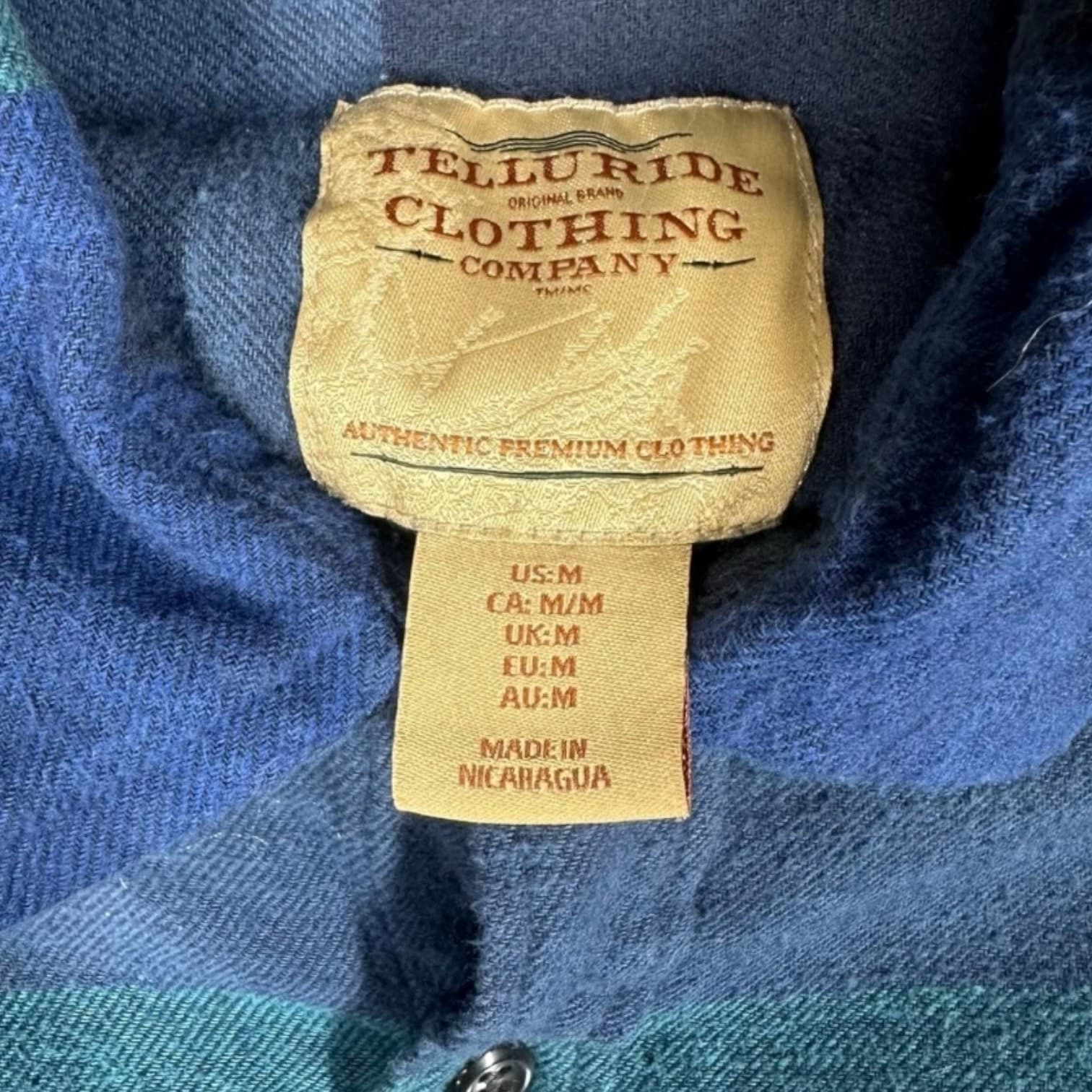 Telluride Clothing Co. Mens Blue Long Sleeve Size M - Thumbnail 3