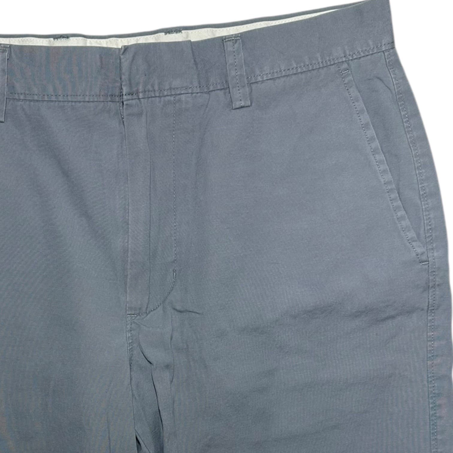 J. Crew Men's Gray Cotton Chino Shorts Size 32 Casual Summer - Thumbnail 3