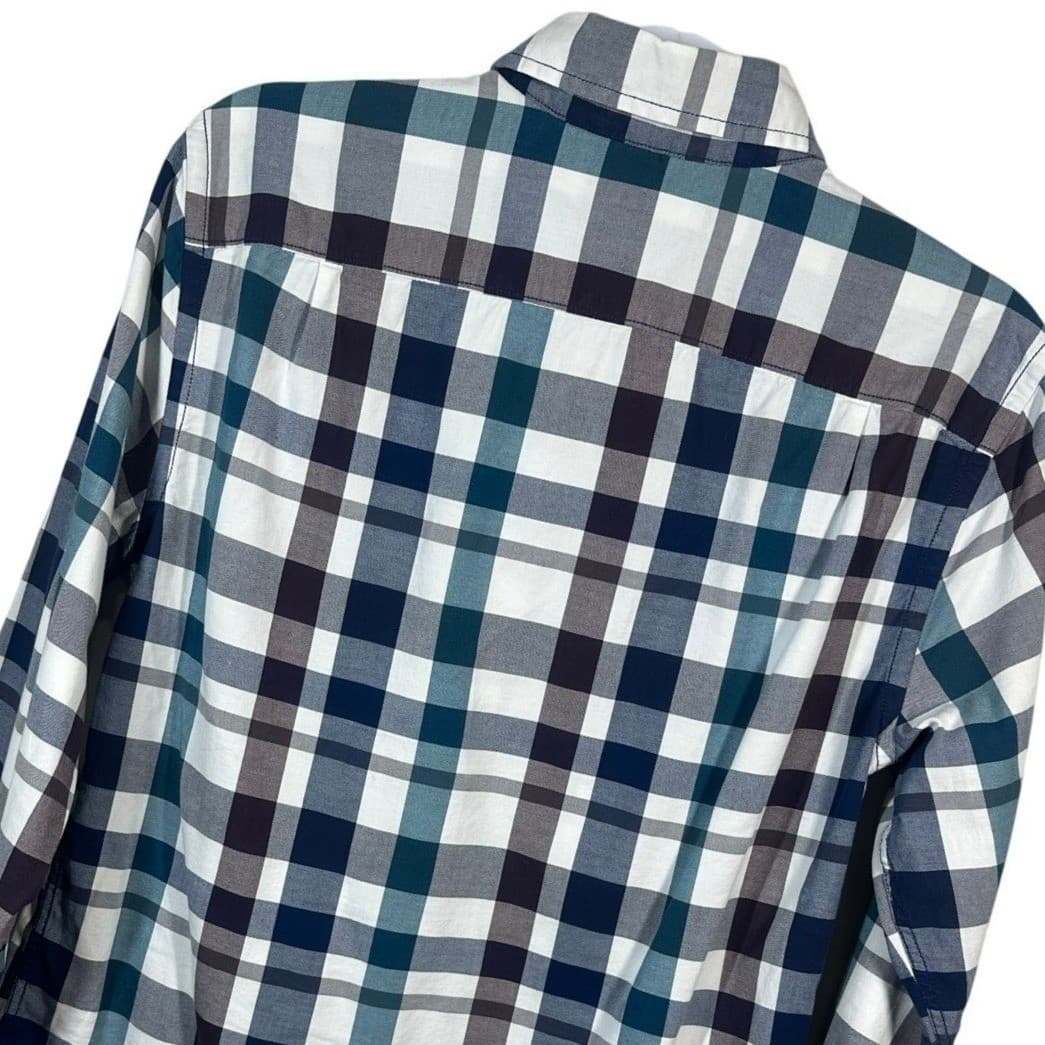 Hawker Rye Men Slim Fit Stretch Plaid Long Sleeve Button Down Shirt Size Small - Thumbnail 2