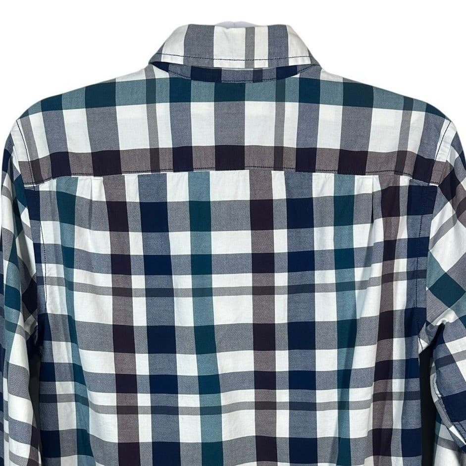 Hawker Rye Men Slim Fit Stretch Plaid Long Sleeve Button Down Shirt Size Small - Thumbnail 6
