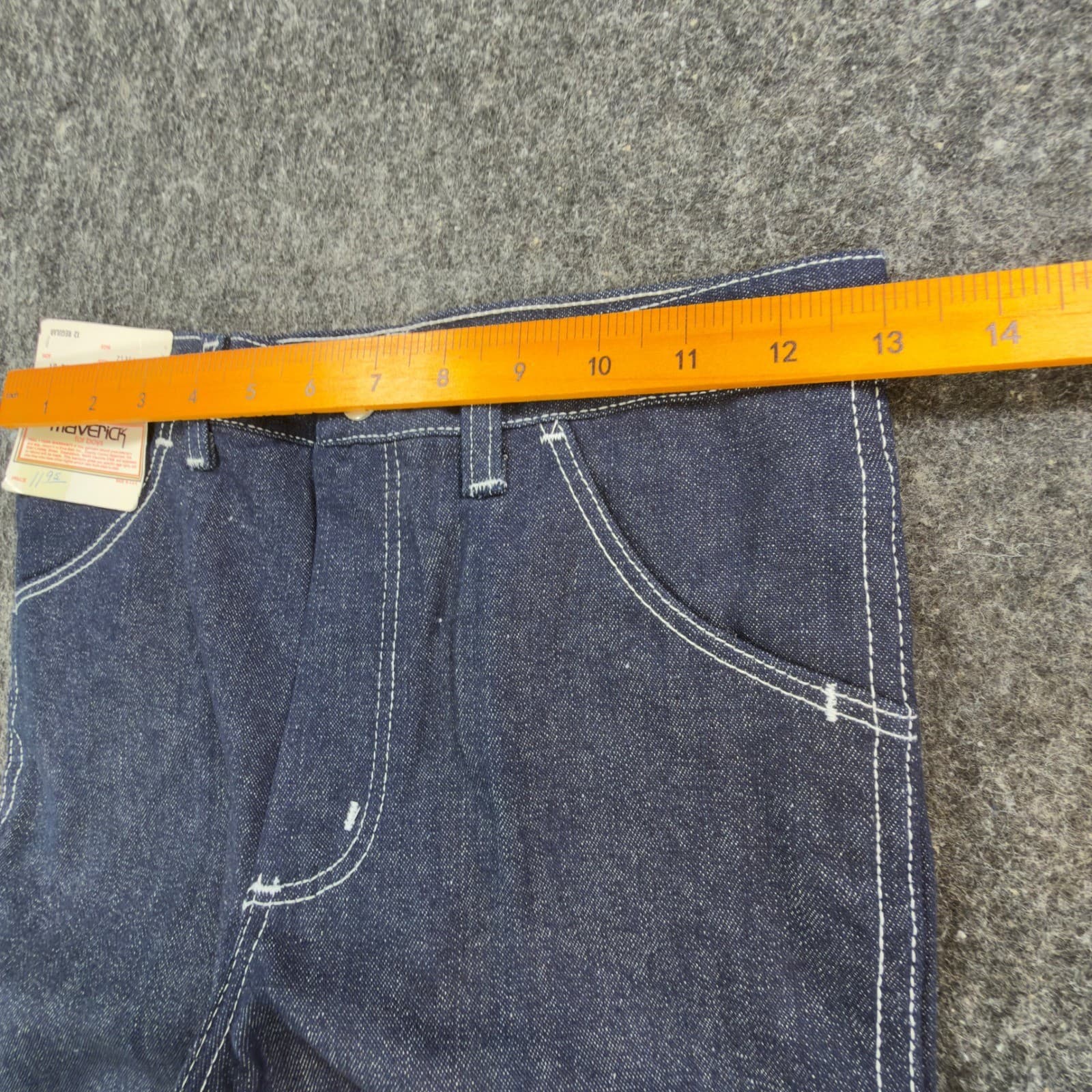 Vintage Maverick Boys Jeans 12 Regular USA NOS Deadstock 100% Cotton Straight - Thumbnail 5