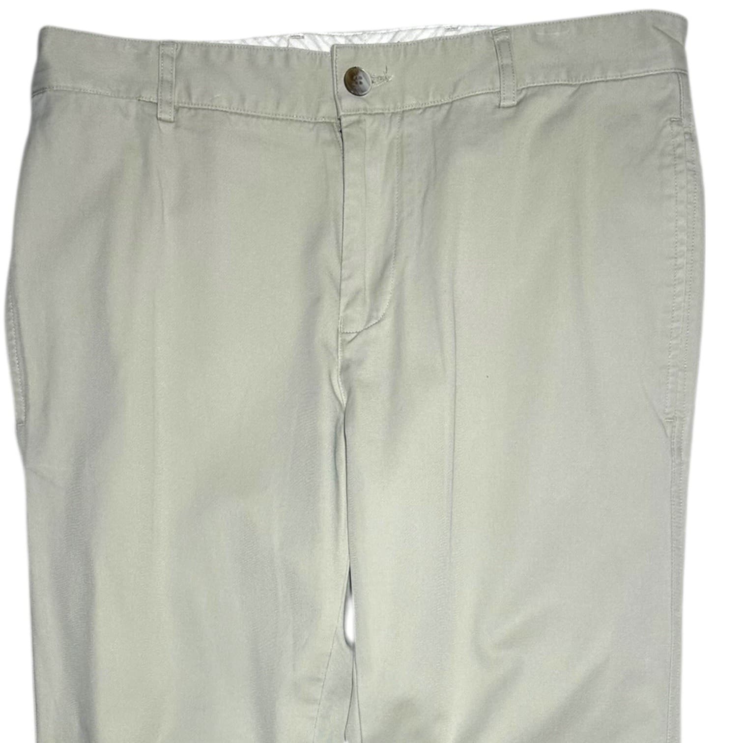 Lacoste Men's Khaki Straight Fit Chinos Size 40 Made in Peru - Thumbnail 3