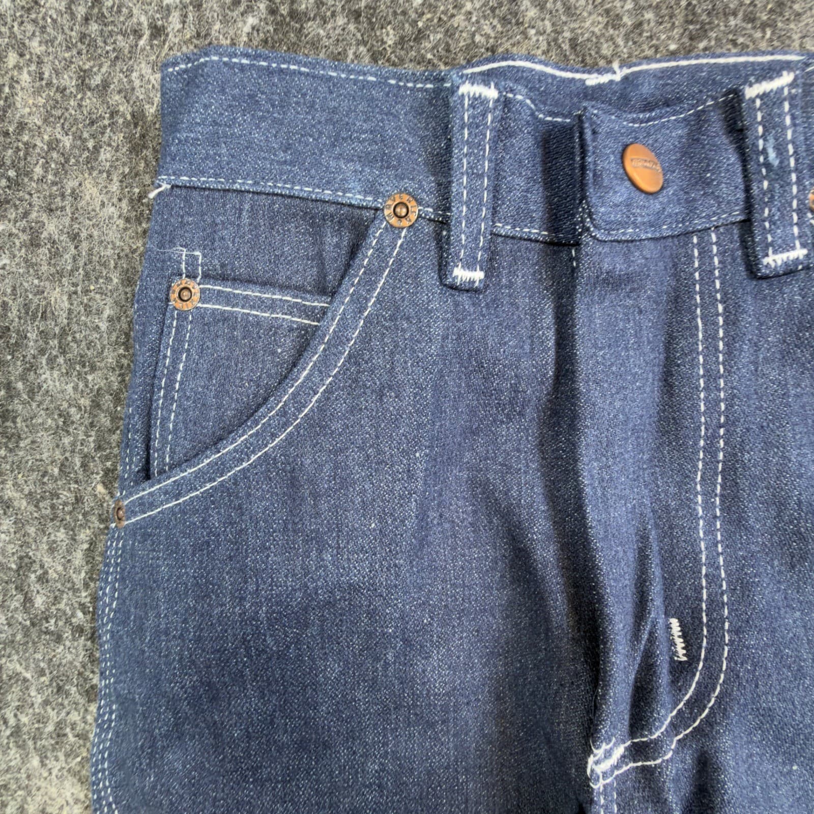 Vintage Maverick Boys Jeans 12 Slim USA NOS Deadstock Straight Leg Denim 90s - Thumbnail 11