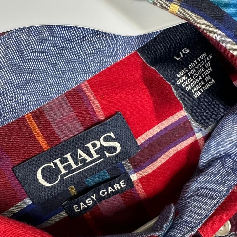Chaps Men's Large Button-Down Shirt | Classic Casual Essential - Thumbnail 3