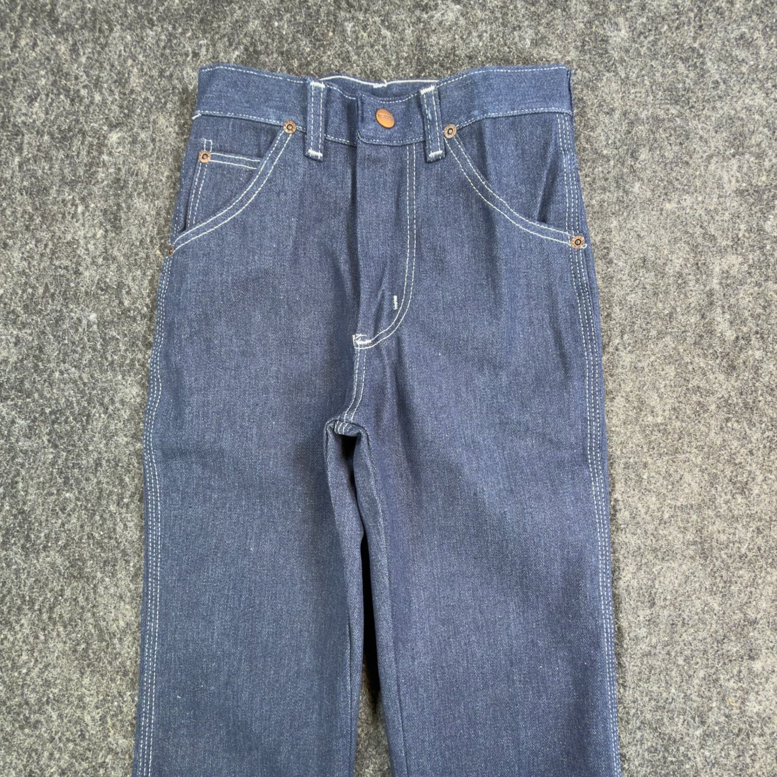 Vintage Maverick Boys Jeans 12 Slim USA NOS Deadstock Straight Leg Denim 90s - Thumbnail 9