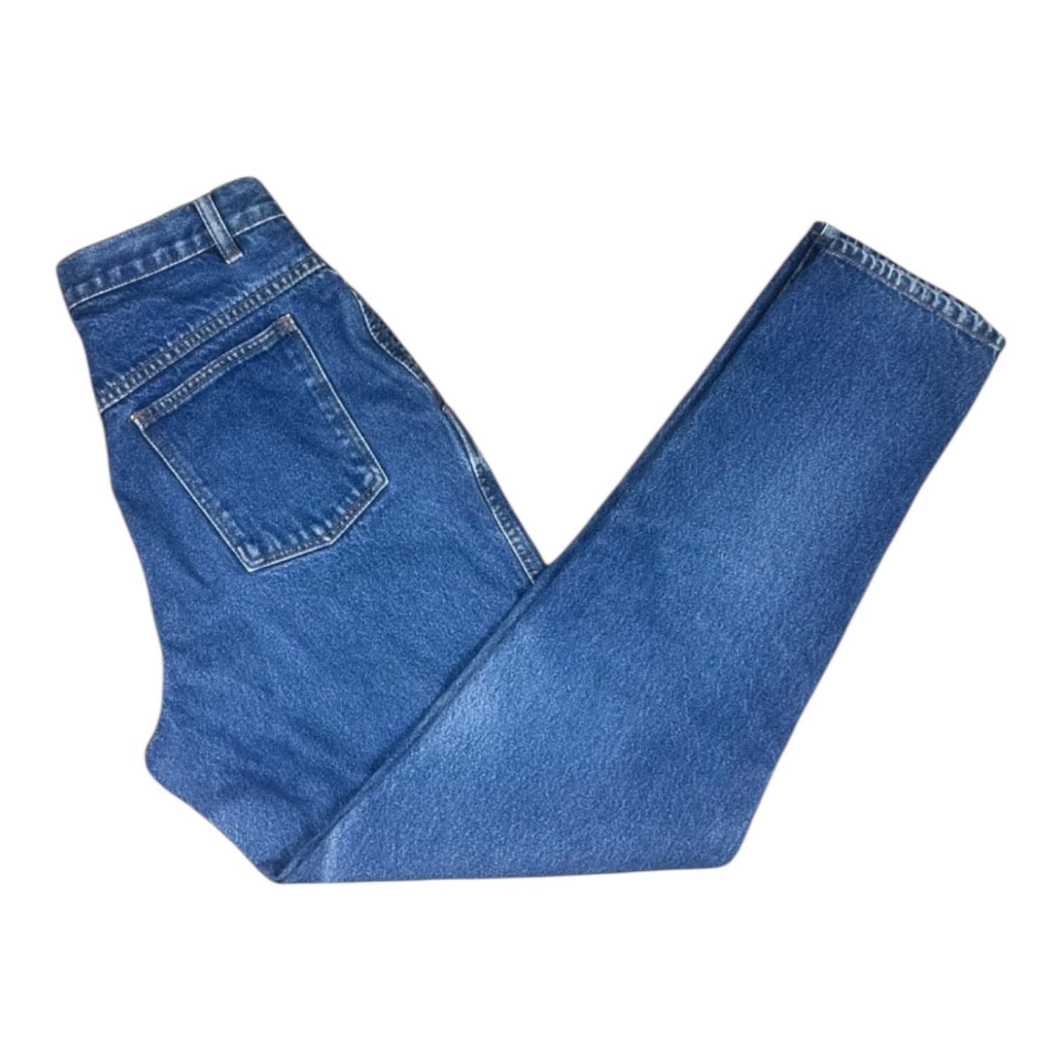 Vintage Forenza Men's 30x30 Blue High-Waist Slim Jeans | 90s Denim - Thumbnail 2