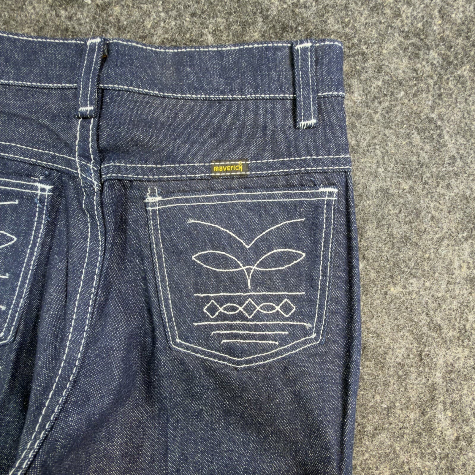 Vintage Maverick Boys Jeans 12 Regular USA NOS Deadstock 100% Cotton Straight - Thumbnail 13