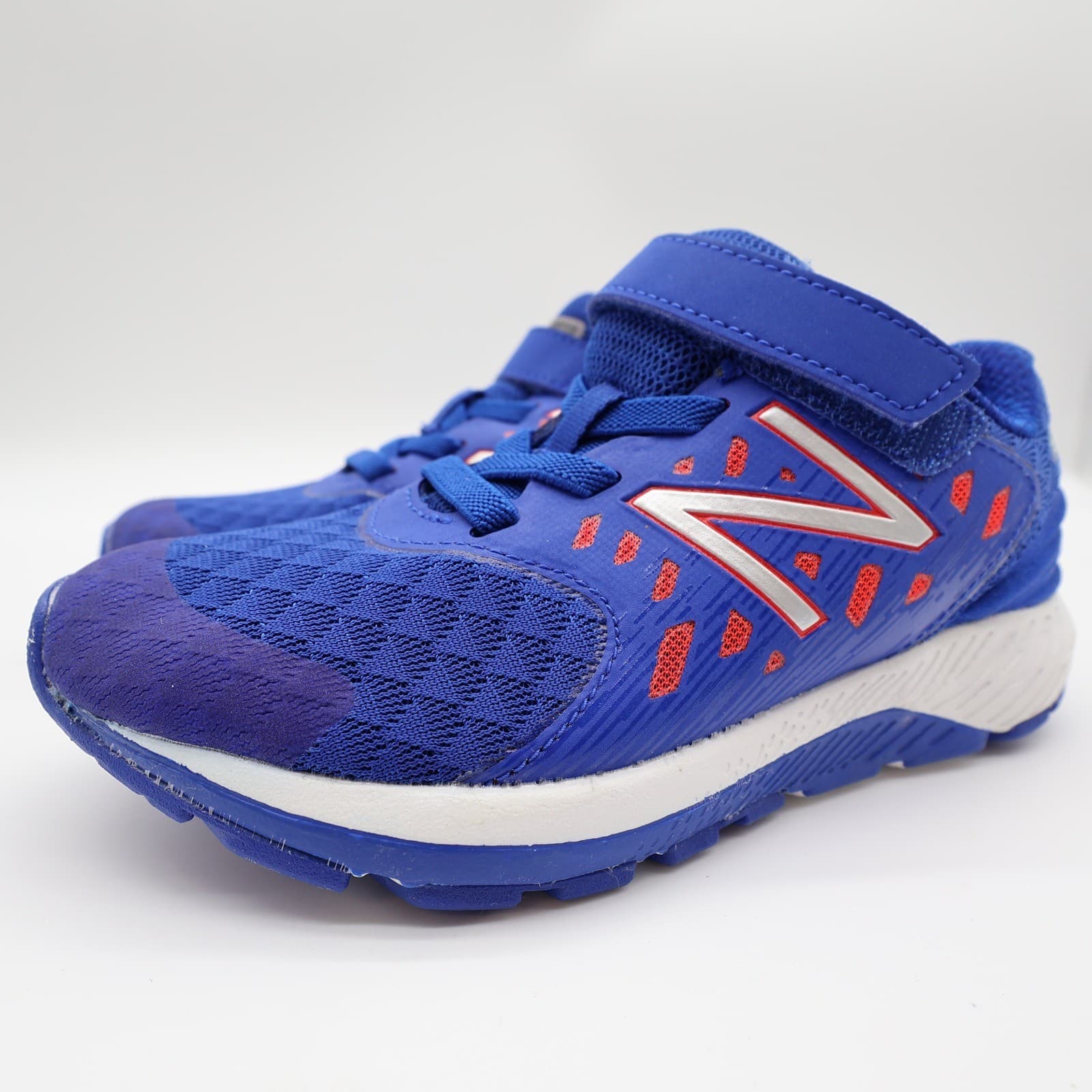 New Balance FuelCore Urge Boys Size 12 Blue Mesh Athletic Running Sneakers - Thumbnail 2