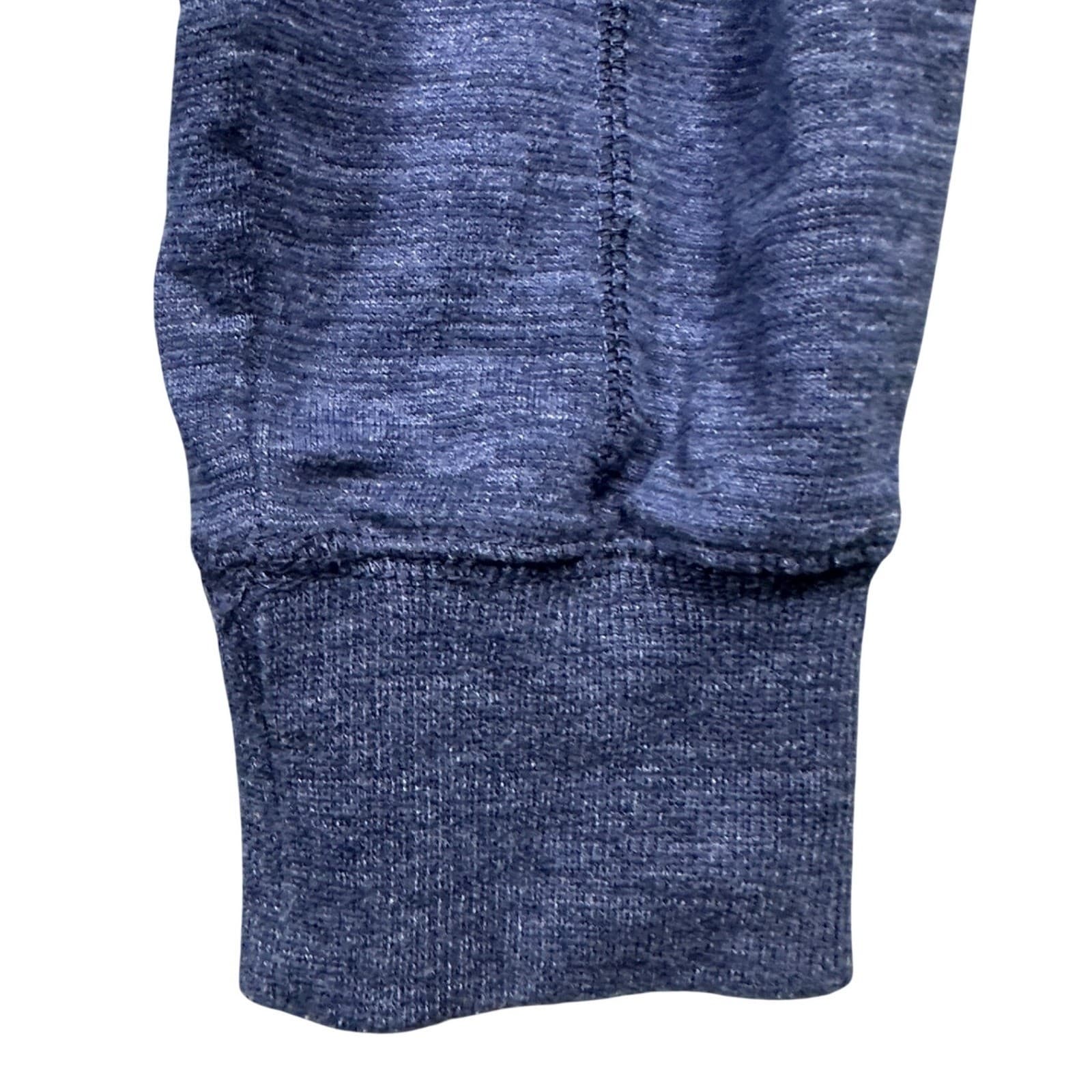 Champion Sweatshirt Mens Large Blue Heathered Athletic Crew Neck Large - Thumbnail 6