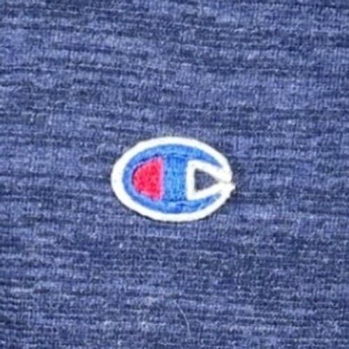 Champion Sweatshirt Mens Large Blue Heathered Athletic Crew Neck Large - Thumbnail 5