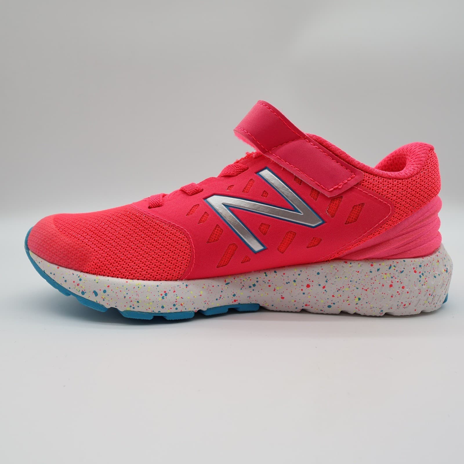 New Balance FuelCore Urge Kids Size 3 Pink Mesh Hook Loop Running Shoes KVURGPGP - Thumbnail 12