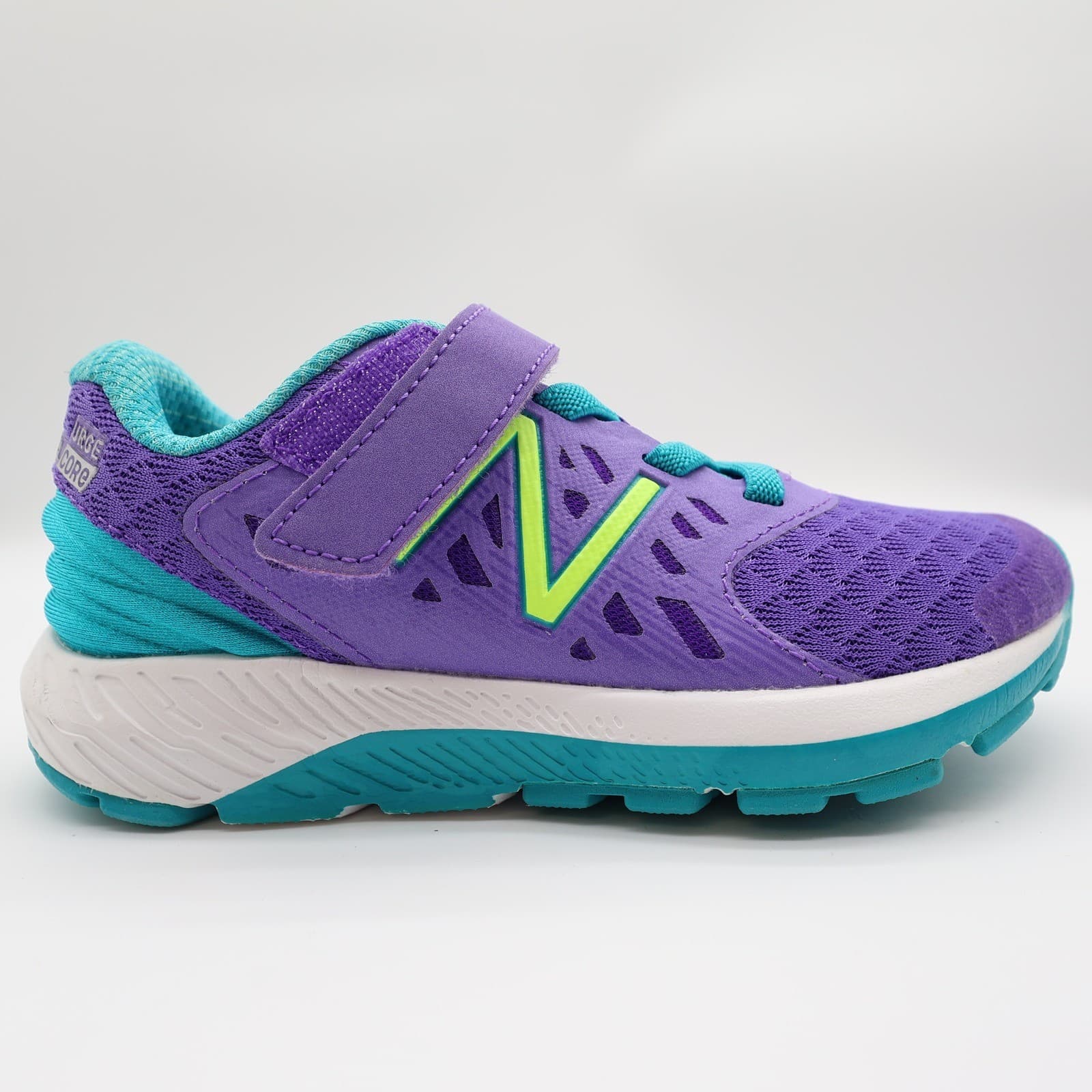 New Balance FuelCore Urge Kids 12.5 Purple Teal Mesh Running Sneakers KVURGPPP - Thumbnail 9
