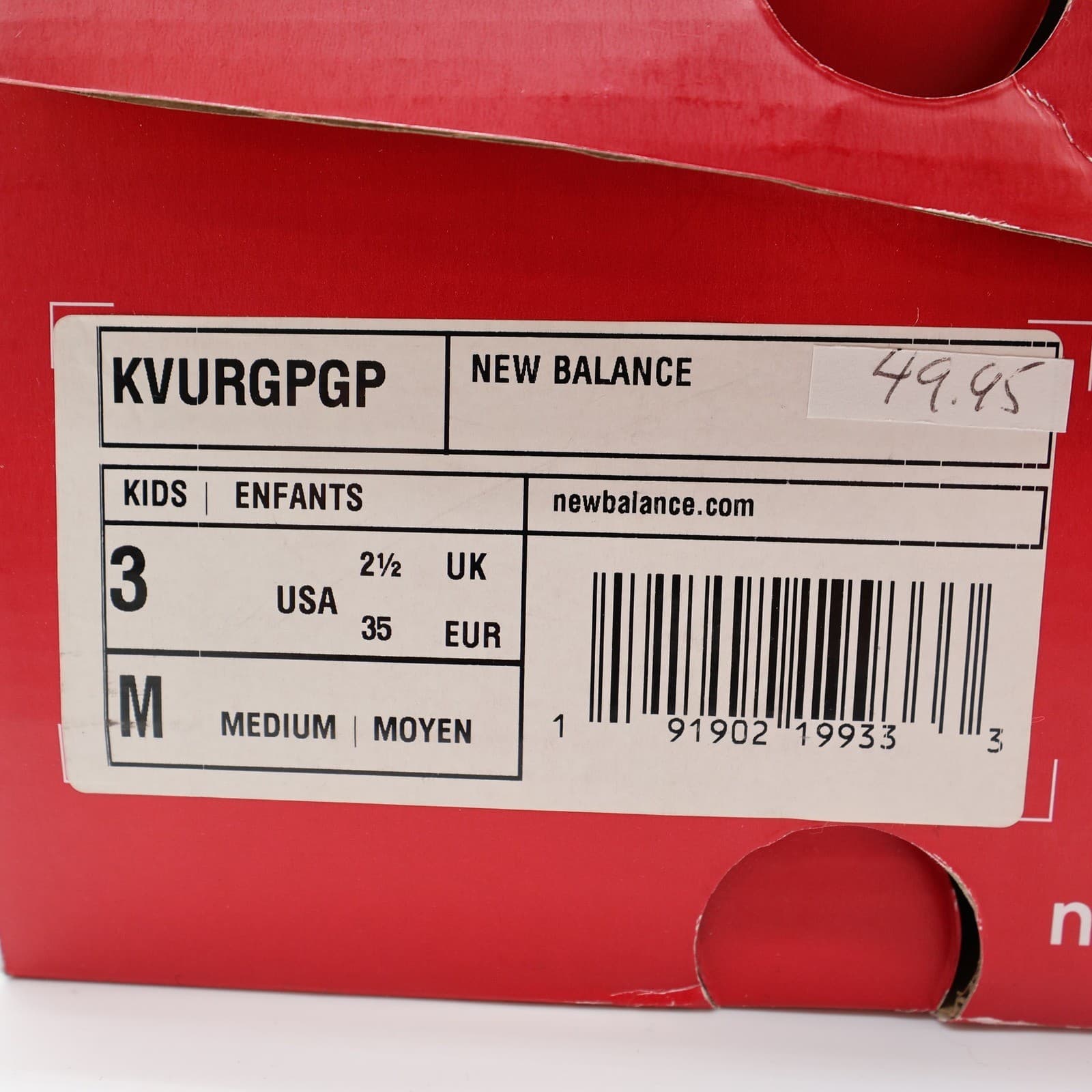 New Balance FuelCore Urge Kids Size 3 Pink Mesh Hook Loop Running Shoes KVURGPGP - Thumbnail 7