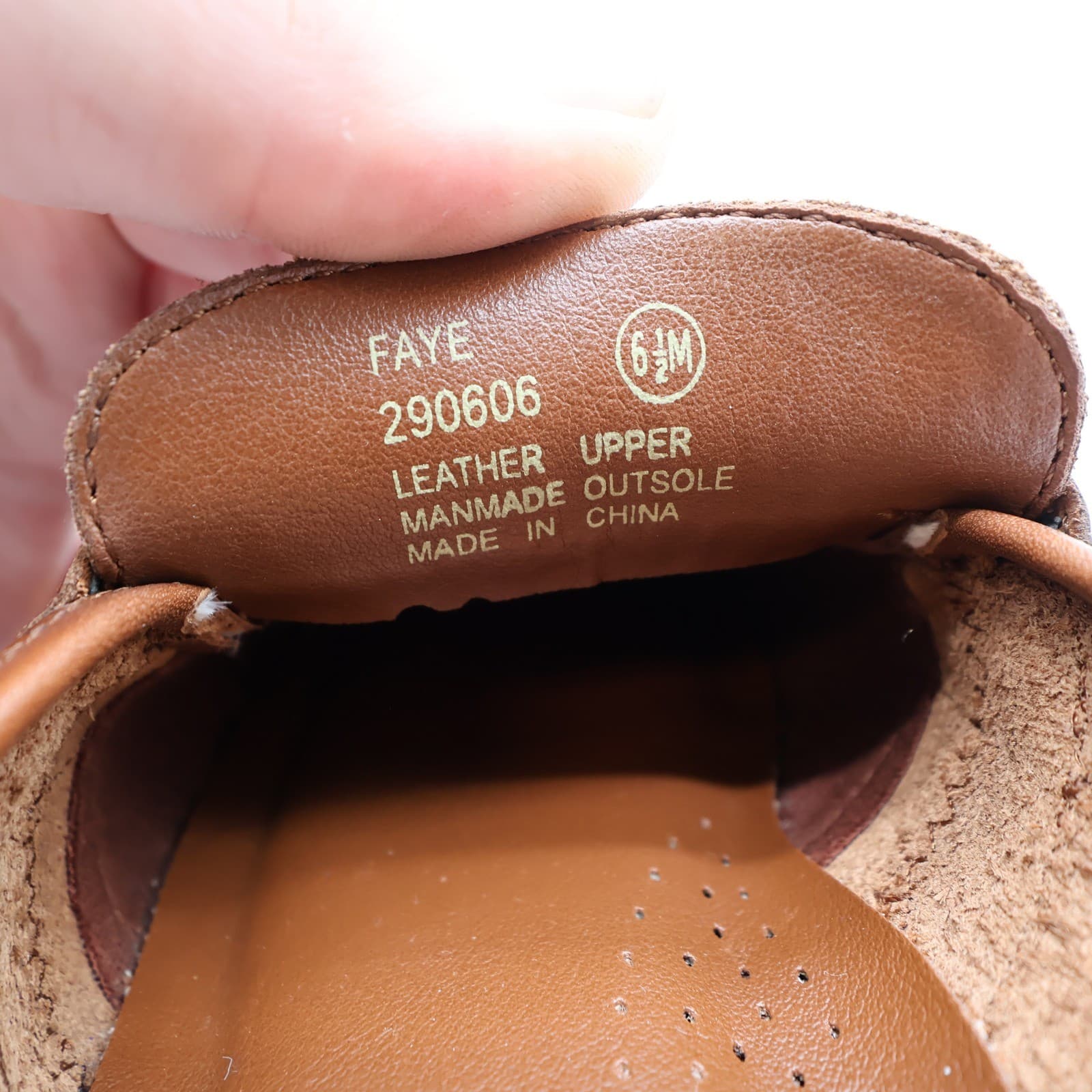 G. Wiz Faye Mules Womens 6.5 Brown Leather Vintage Western Loafers New Old Stock - Thumbnail 6