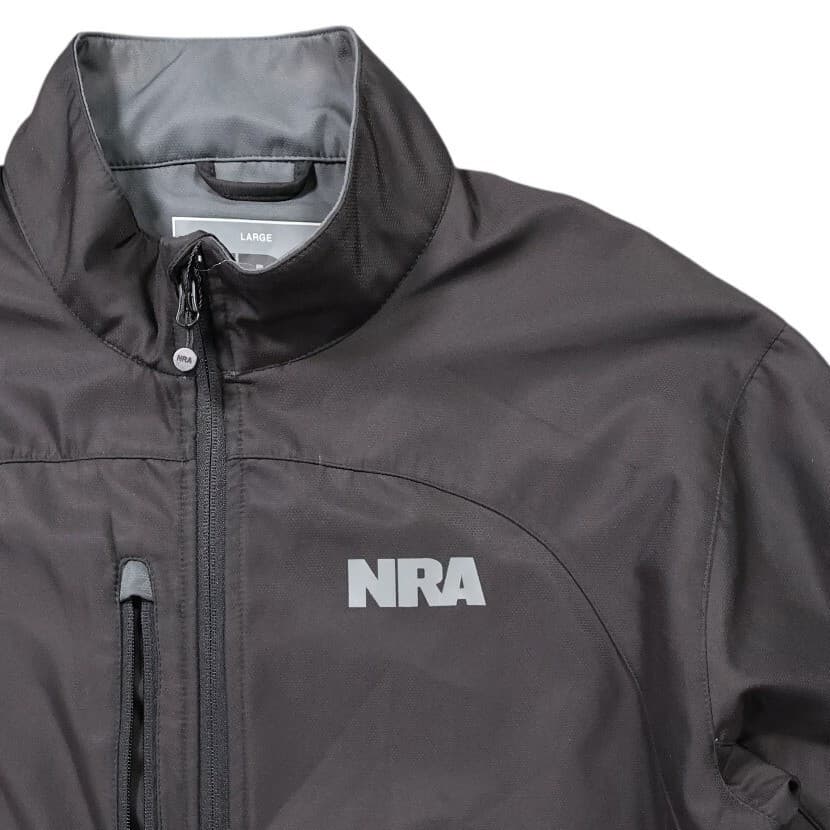 NRA Softshell Jacket Mens Large Black Excellent Full Zip Outdoor Performance - Thumbnail 6