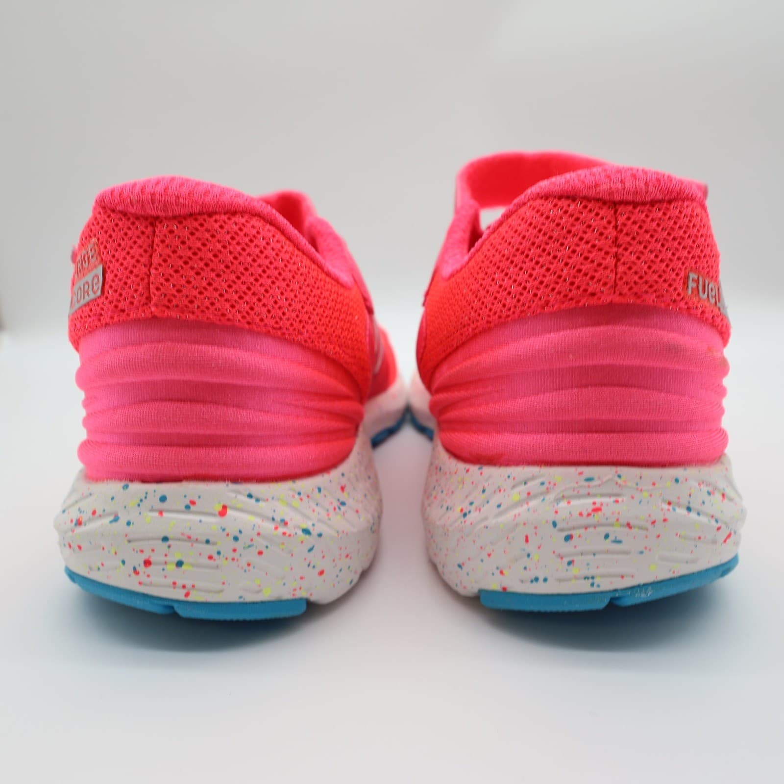 New Balance FuelCore Urge Kids Size 3 Pink Mesh Hook Loop Running Shoes KVURGPGP - Thumbnail 4