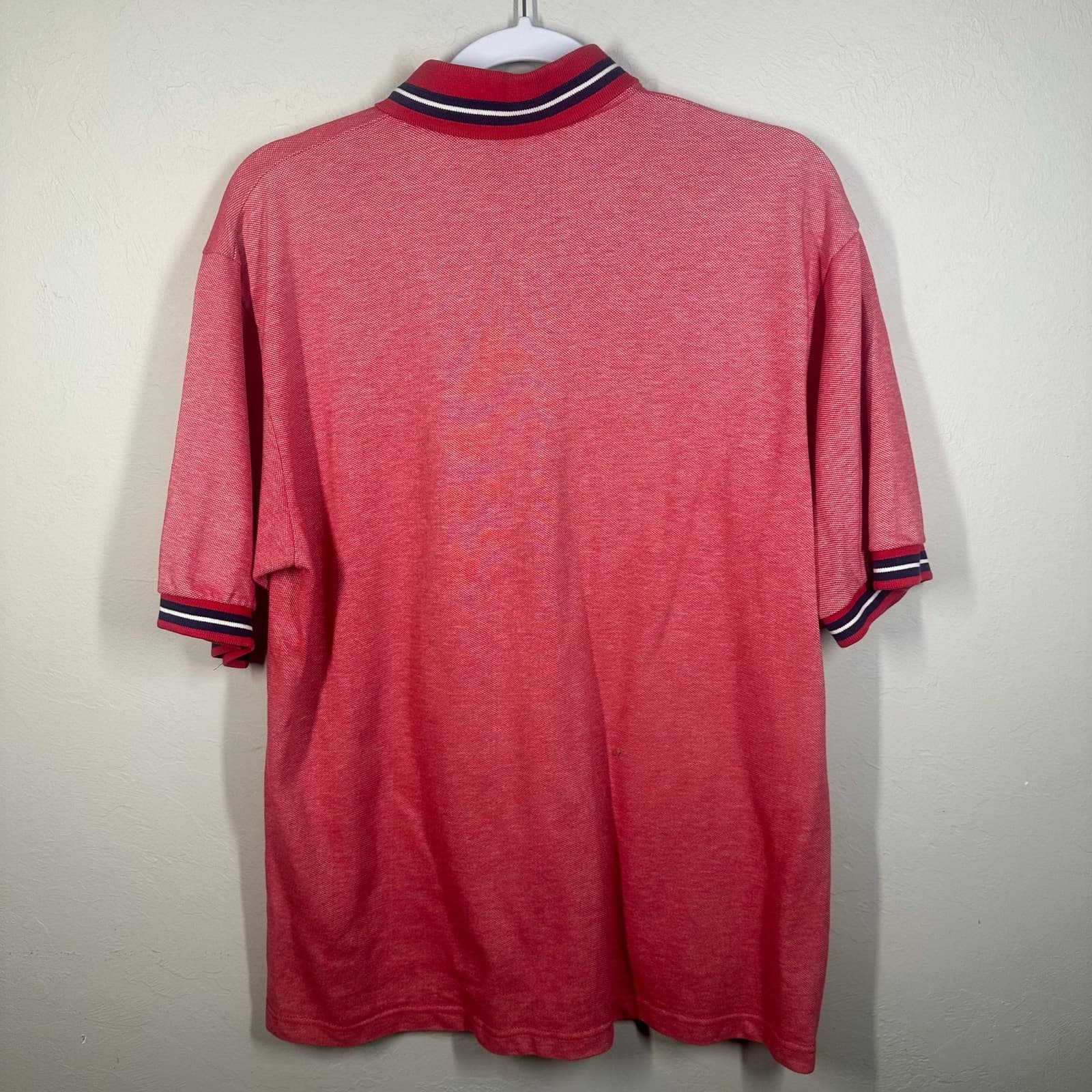 Outer Banks Red Mens Polo Size L - Thumbnail 2