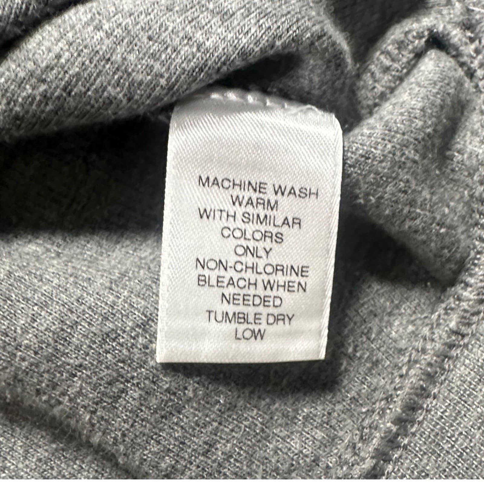 Roundtree & Yorke Quarter Zip Pullover Mens XL Gray Pima Cotton Sweater - Thumbnail 7