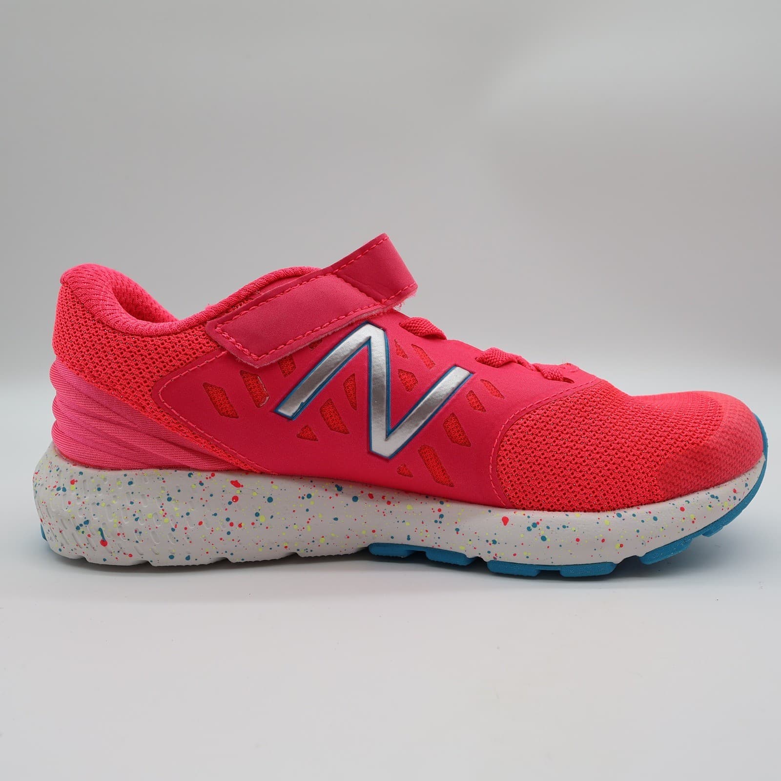 New Balance FuelCore Urge Kids Size 3 Pink Mesh Hook Loop Running Shoes KVURGPGP - Thumbnail 9