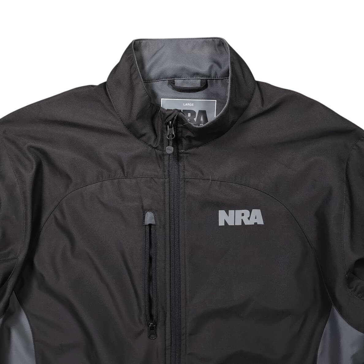 NRA Softshell Jacket Mens Large Black Excellent Full Zip Outdoor Performance - Thumbnail 5