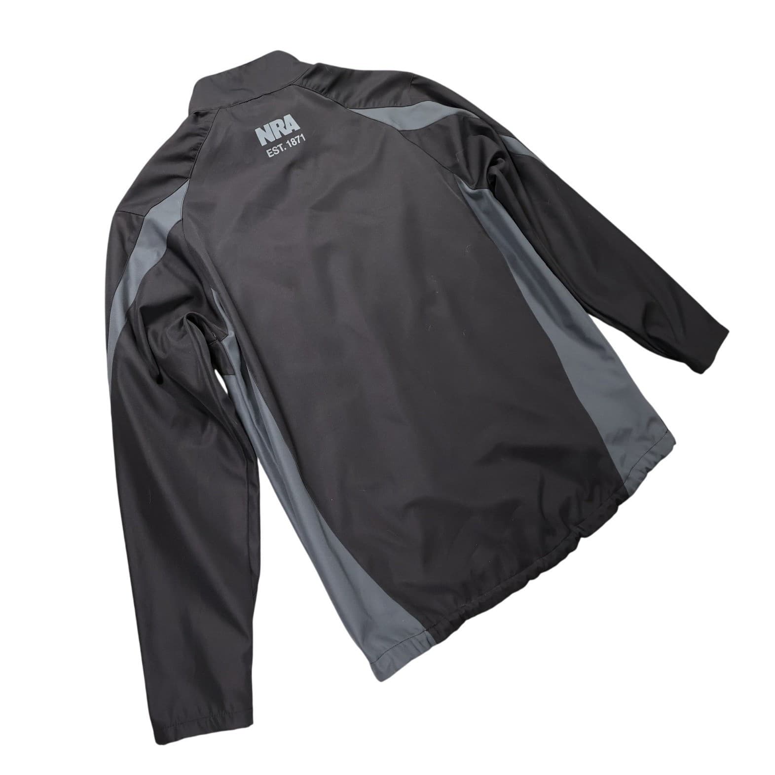 NRA Softshell Jacket Mens Large Black Excellent Full Zip Outdoor Performance - Thumbnail 4