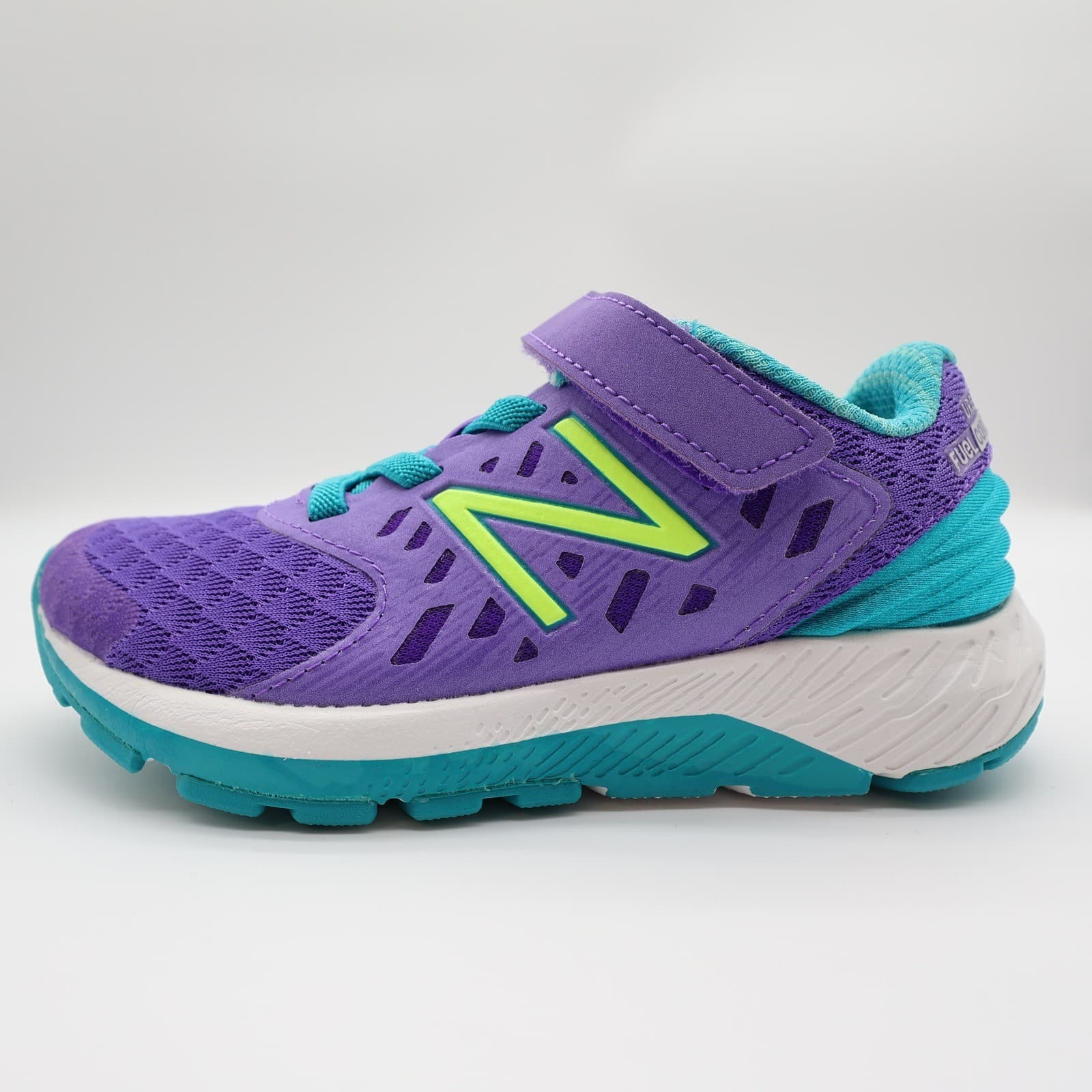 New Balance FuelCore Urge Kids 12.5 Purple Teal Mesh Running Sneakers KVURGPPP - Thumbnail 12