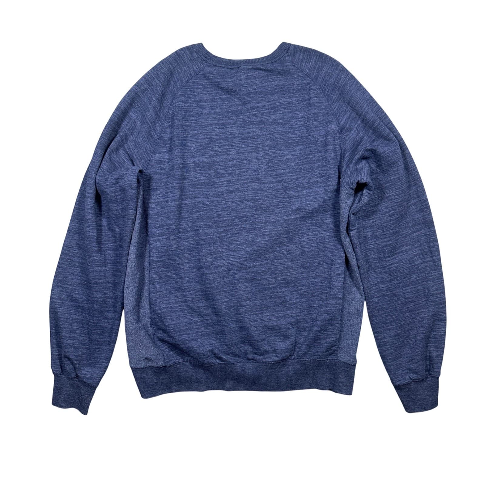 Champion Sweatshirt Mens Large Blue Heathered Athletic Crew Neck Large - Thumbnail 2