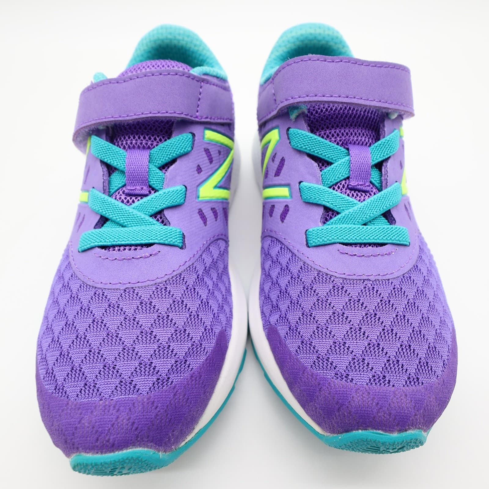 New Balance FuelCore Urge Kids 12.5 Purple Teal Mesh Running Sneakers KVURGPPP - Thumbnail 3
