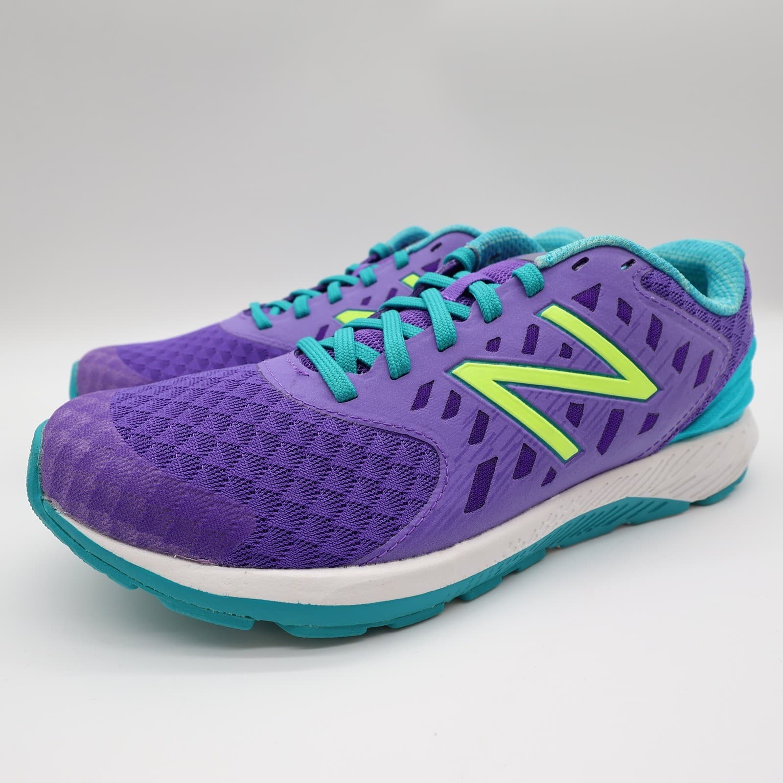 New Balance KJURGPPY Sneaker Kids Size 6.5 Purple Mesh Athletic Running - Thumbnail 2