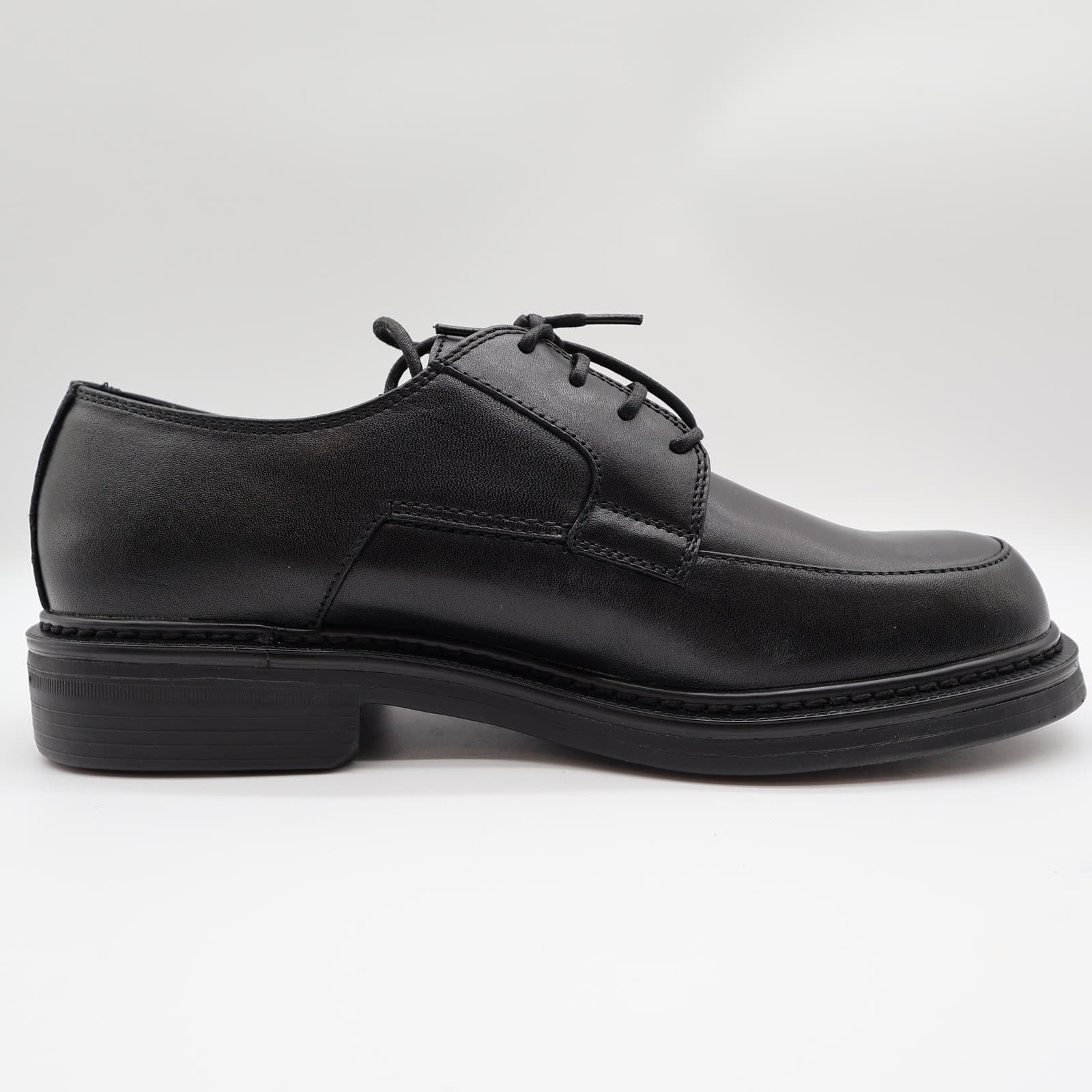 Nunn Bush Hayden Oxford Mens 10 Black Leather Lace Up Comfort Gel Dress Shoes - Thumbnail 9