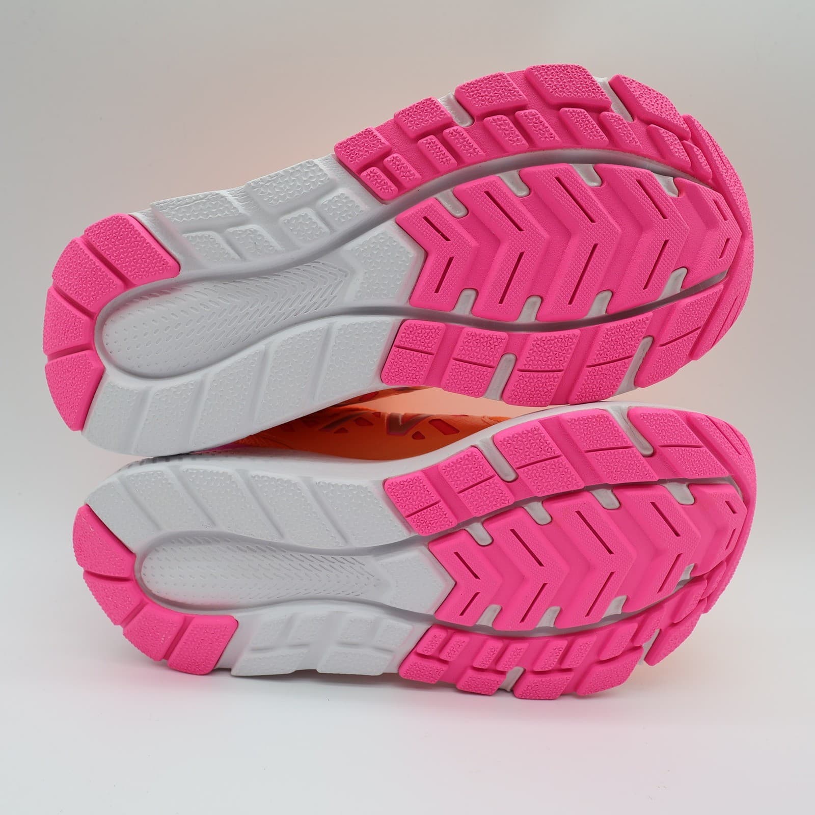 New Balance Urge Running Shoes Kids 2.5 Orange Pink Synthetic Athletic PXURGPM - Thumbnail 6