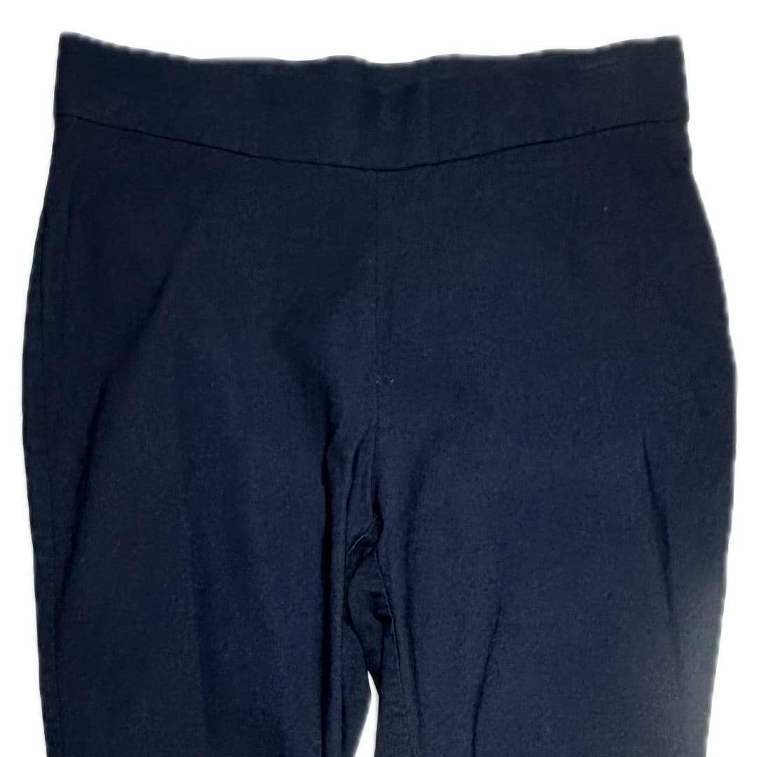 Counterparts Women's Navy Blue Ankle Length Pants Size S Button Detail - Thumbnail 3