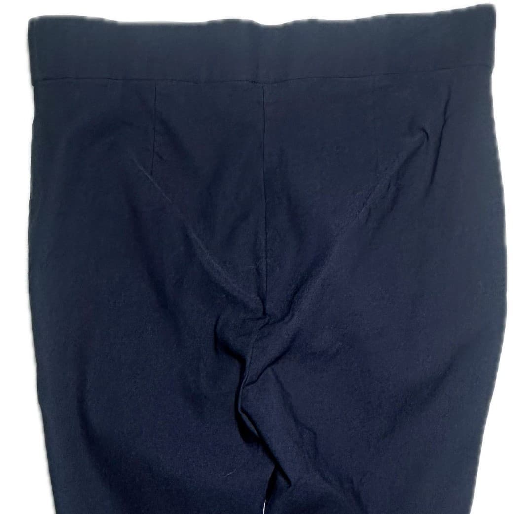 Counterparts Women's Navy Blue Ankle Length Pants Size S Button Detail - Thumbnail 4