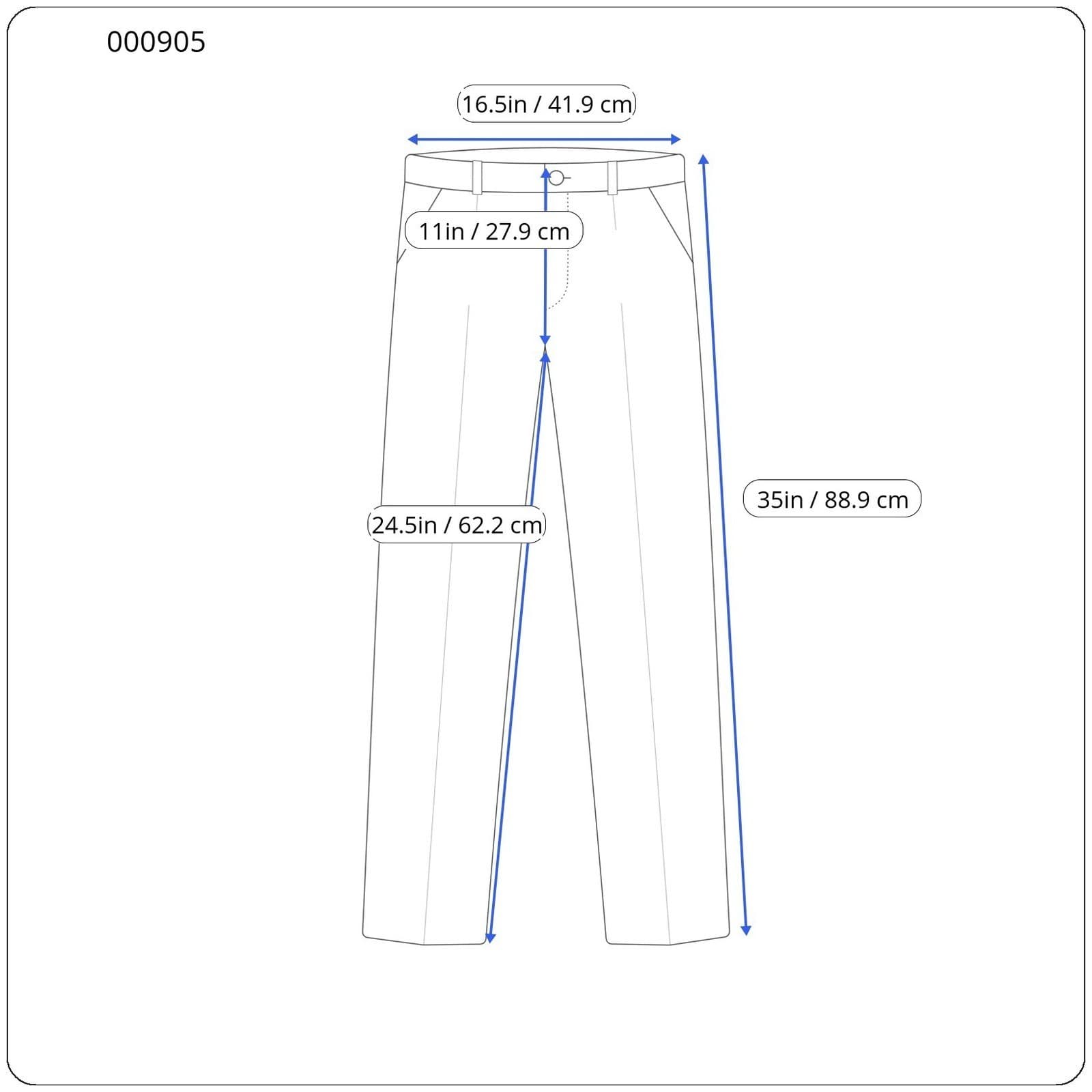 Haggar Slim Fit Mens Black Dress Pants Size 34x29 Polyester Blend Flat Front - Thumbnail 6