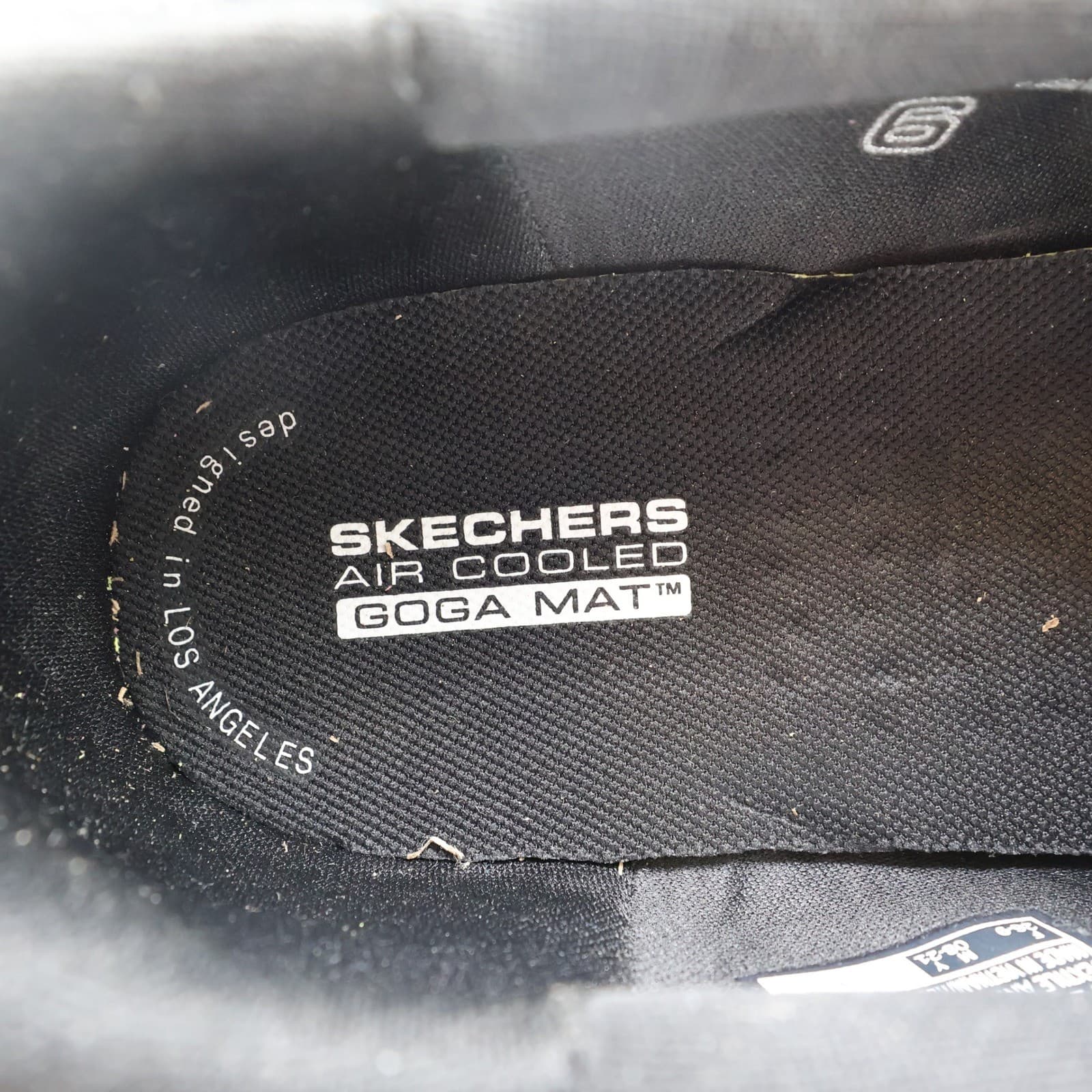 Skechers Go Walk 6 Carice Women 9.5 Black White Textile Slip On Walking Shoes - Thumbnail 13