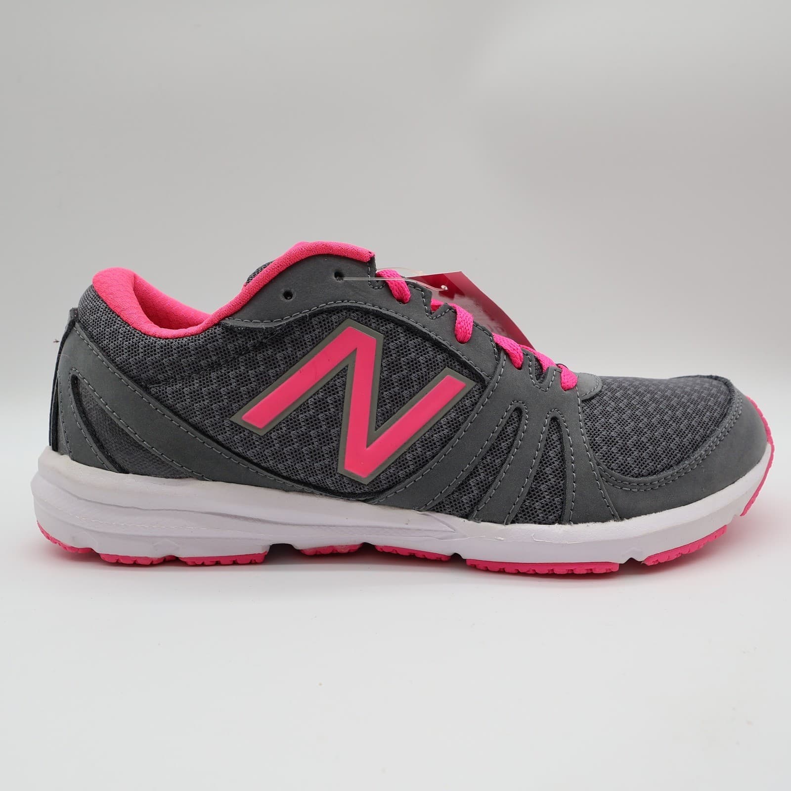 New Balance 577v3 Training Shoes Womens 10 Grey Pink Synthetic Mesh WX577KM3 - Thumbnail 9