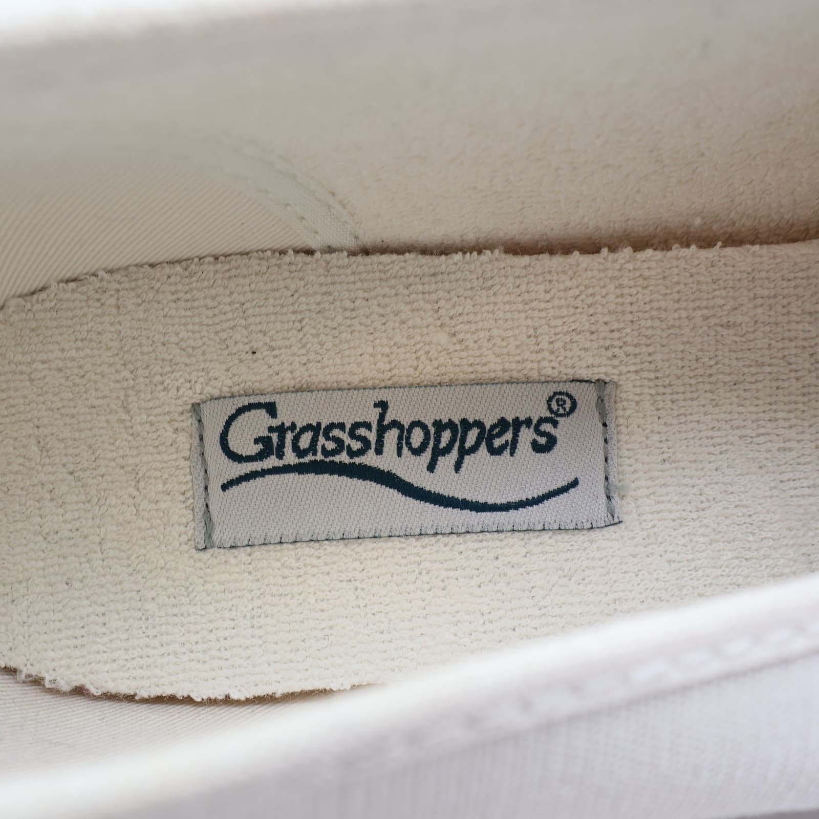 Grasshoppers Skipjack II Shoes Womens 7.5W White Canvas Slip On Y2K Vintage - Thumbnail 13