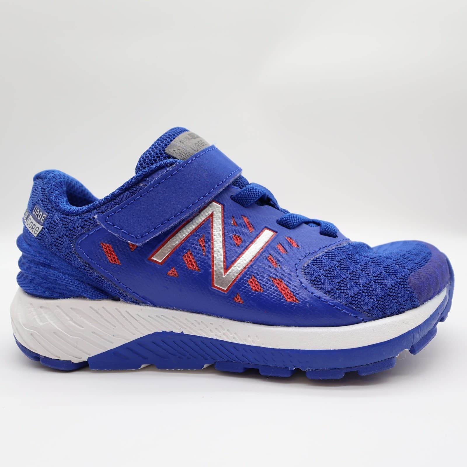 New Balance FuelCore Urge Boys 12.5 Blue Mesh Athletic Running Sneakers KVURGBRP - Thumbnail 12