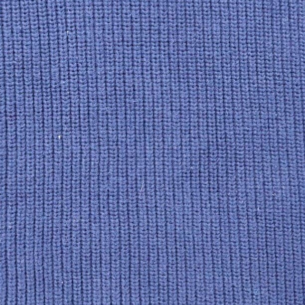 Lands' End Drifter Quarter Zip Sweater Womens L Blue Ribbed Cotton Knit - Thumbnail 4