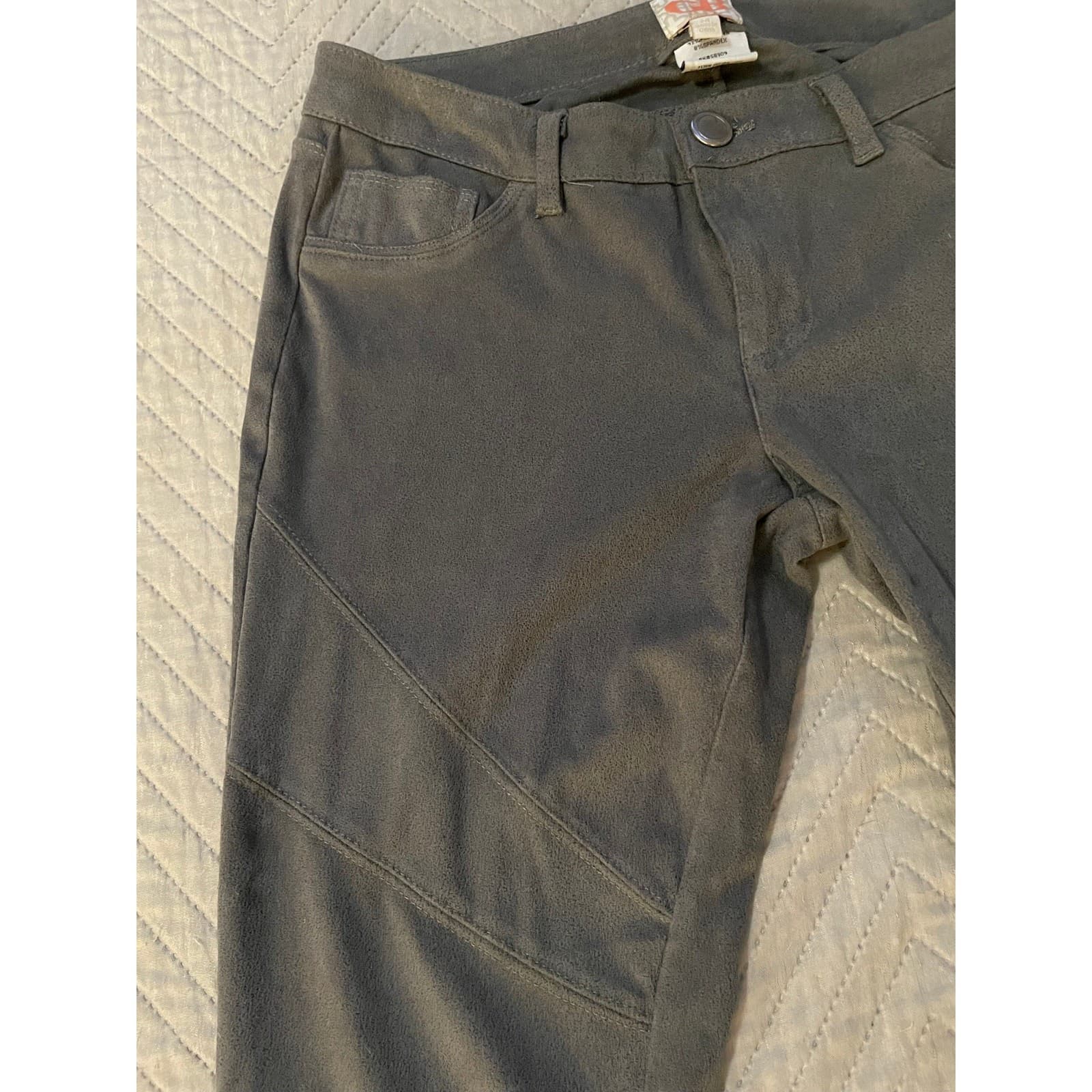 Gianni Bini Women's Medium Gray Skinny Buttery Soft Pants - Thumbnail 2