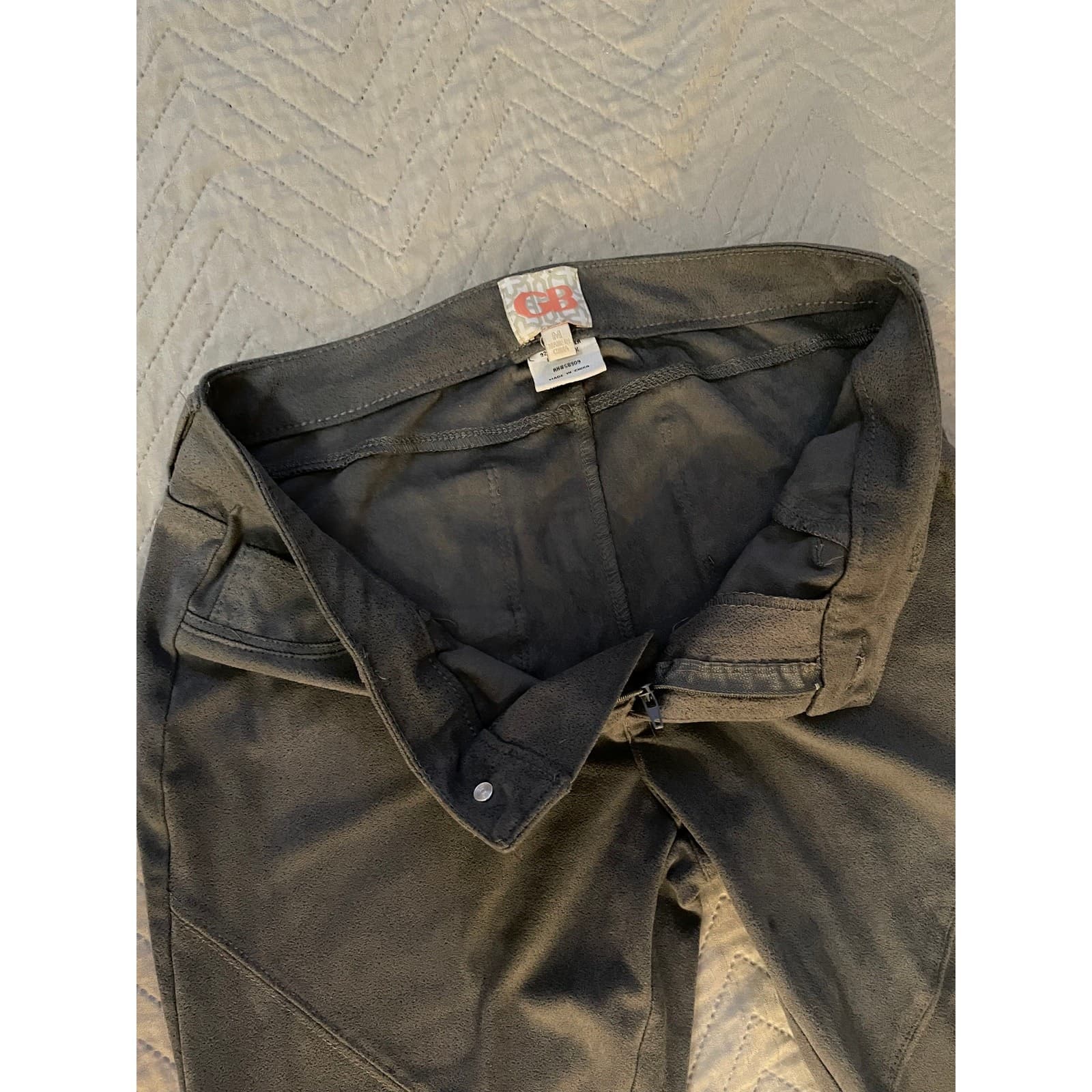 Gianni Bini Women's Medium Gray Skinny Buttery Soft Pants - Thumbnail 9